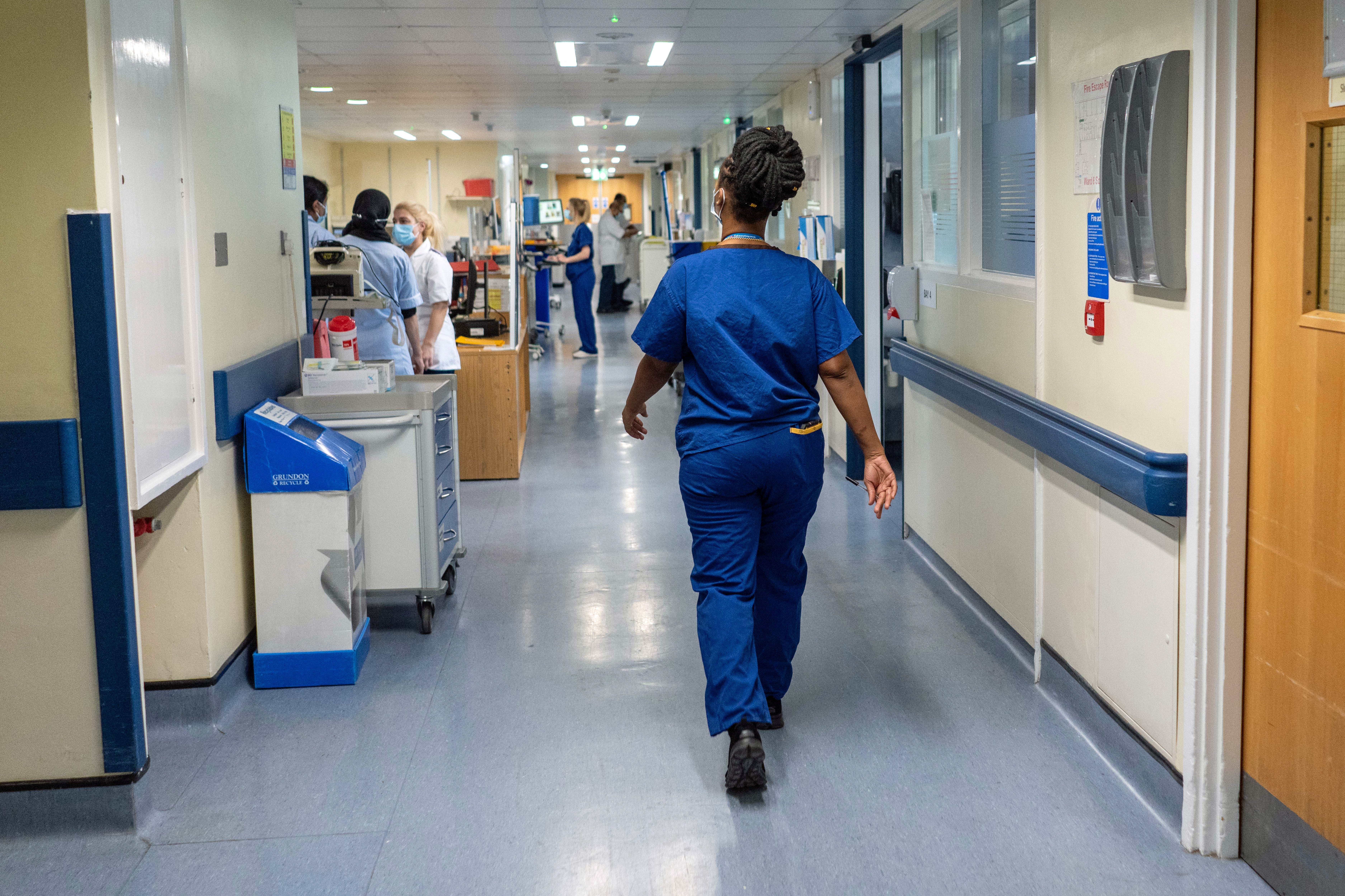 The number of people in England waiting to start hospital treatment has hit a new record high, though times for the longest waits are continuing to improve (Jeff Moore/PA)