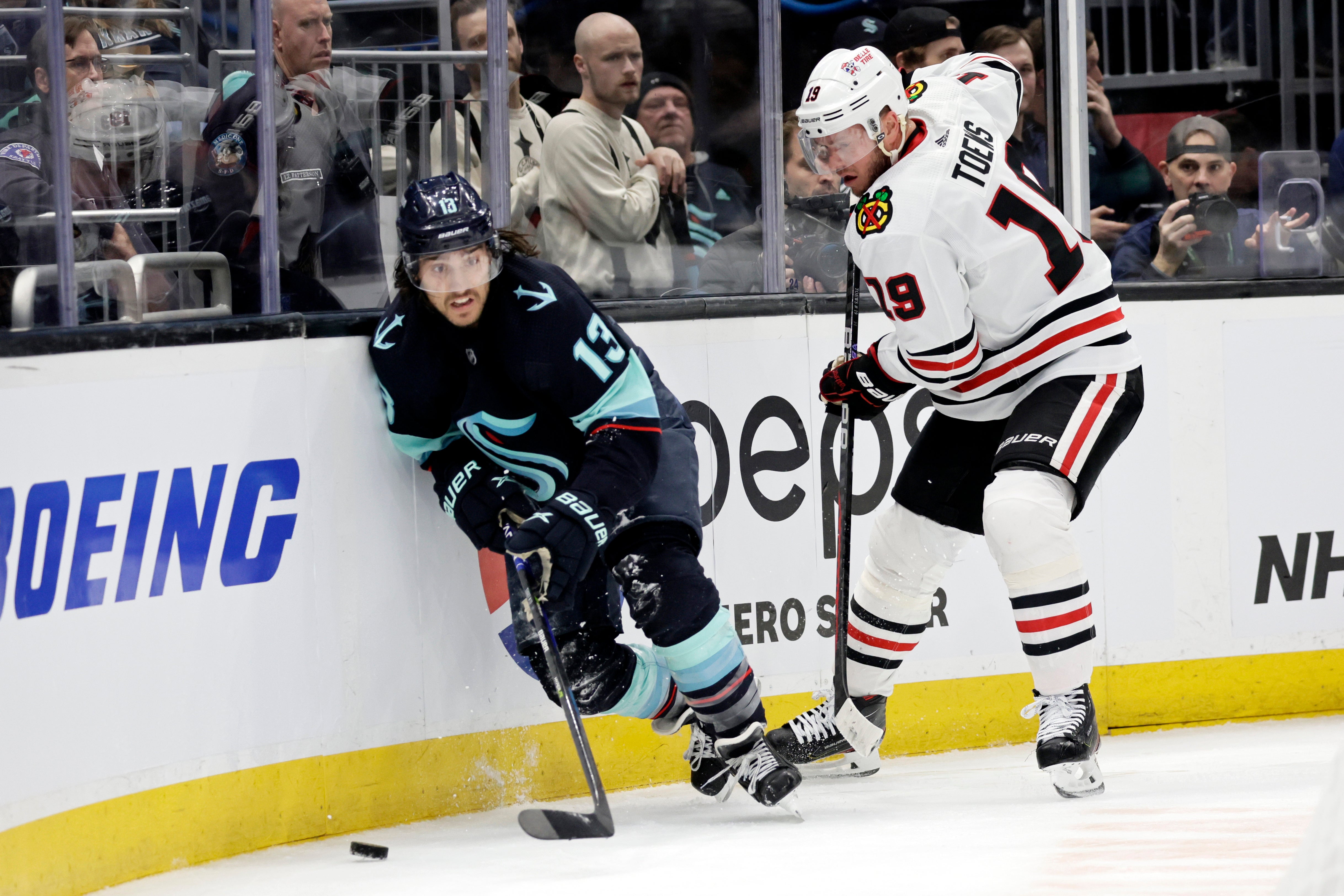 Blackhawks Kraken Hockey