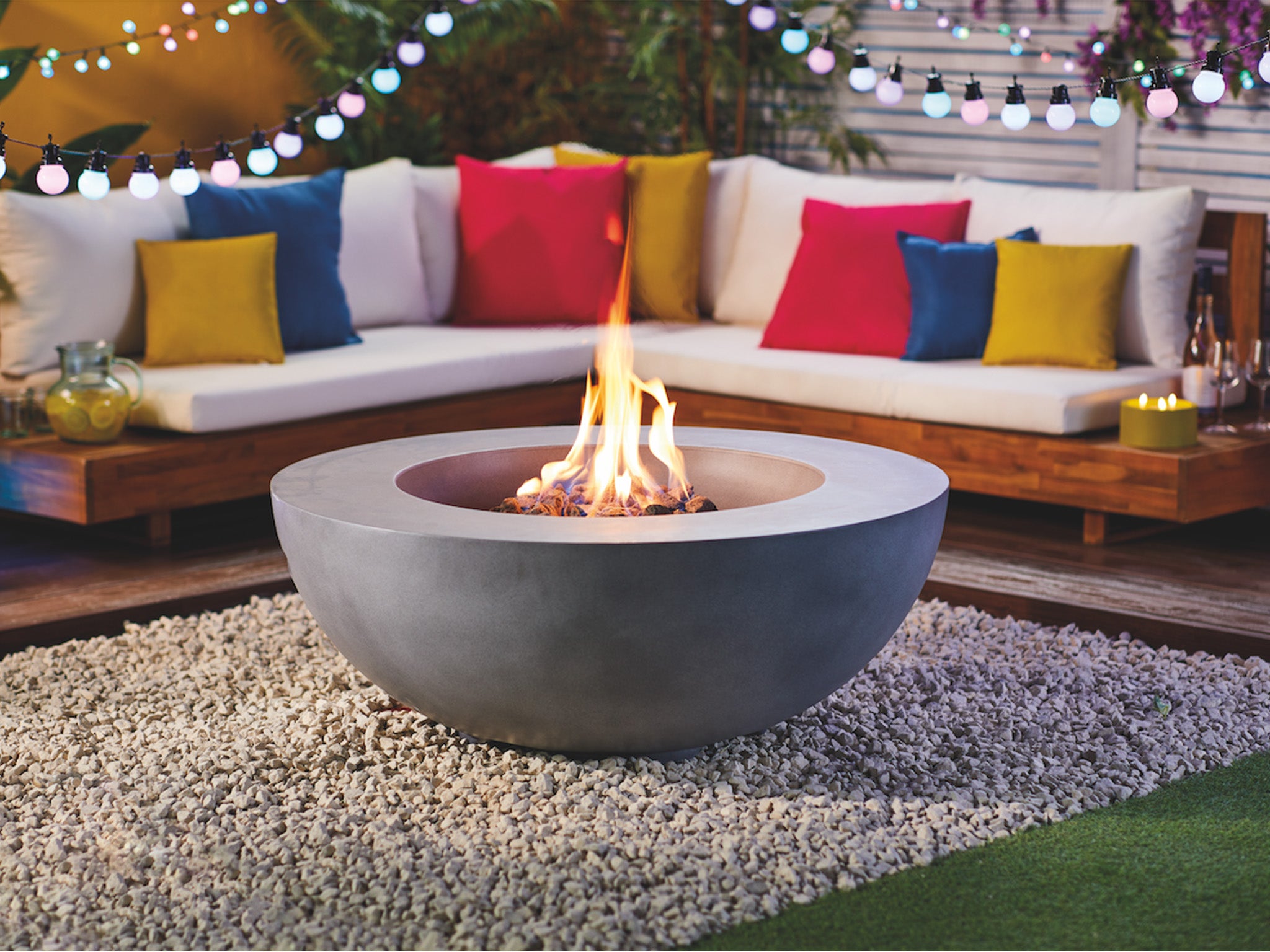 Gardenline gas fire pit