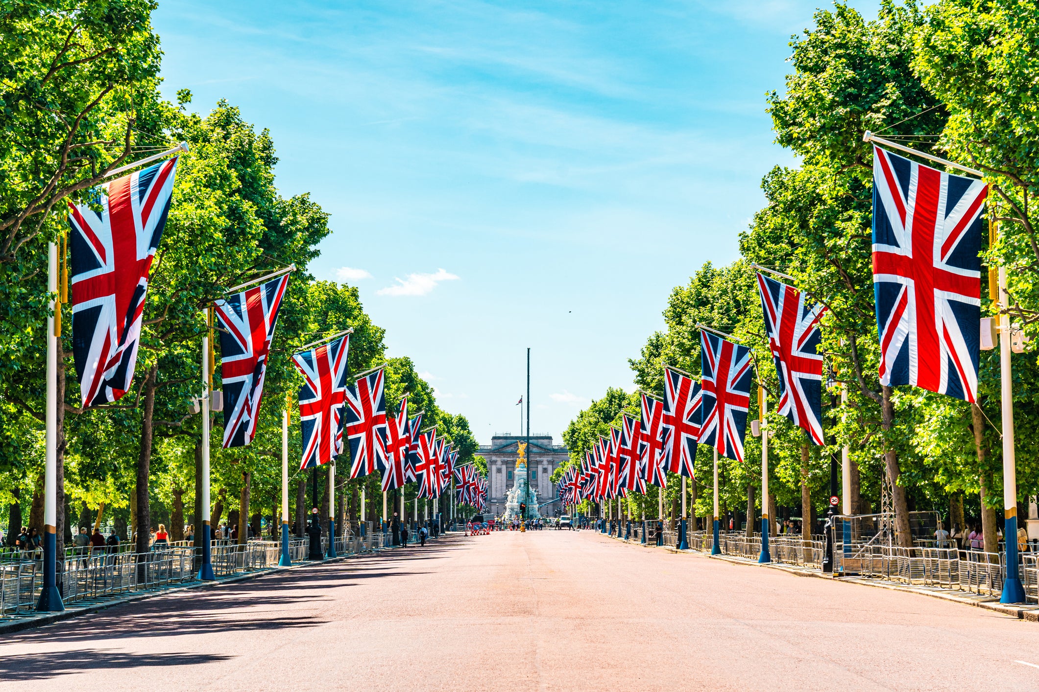 The Mall in London will play a big part in the coronation procession