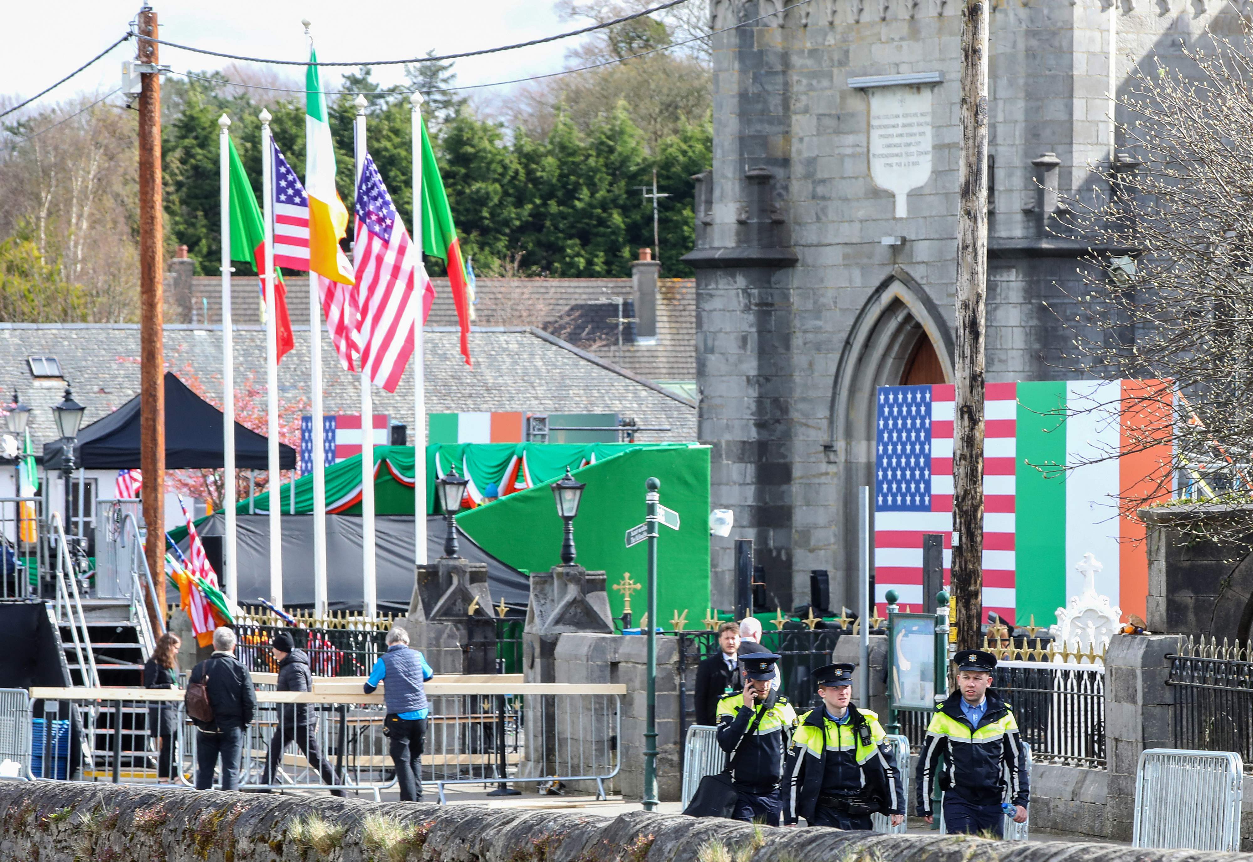 The president will give a speech at Saint Muredach’s Cathedral in Ballina