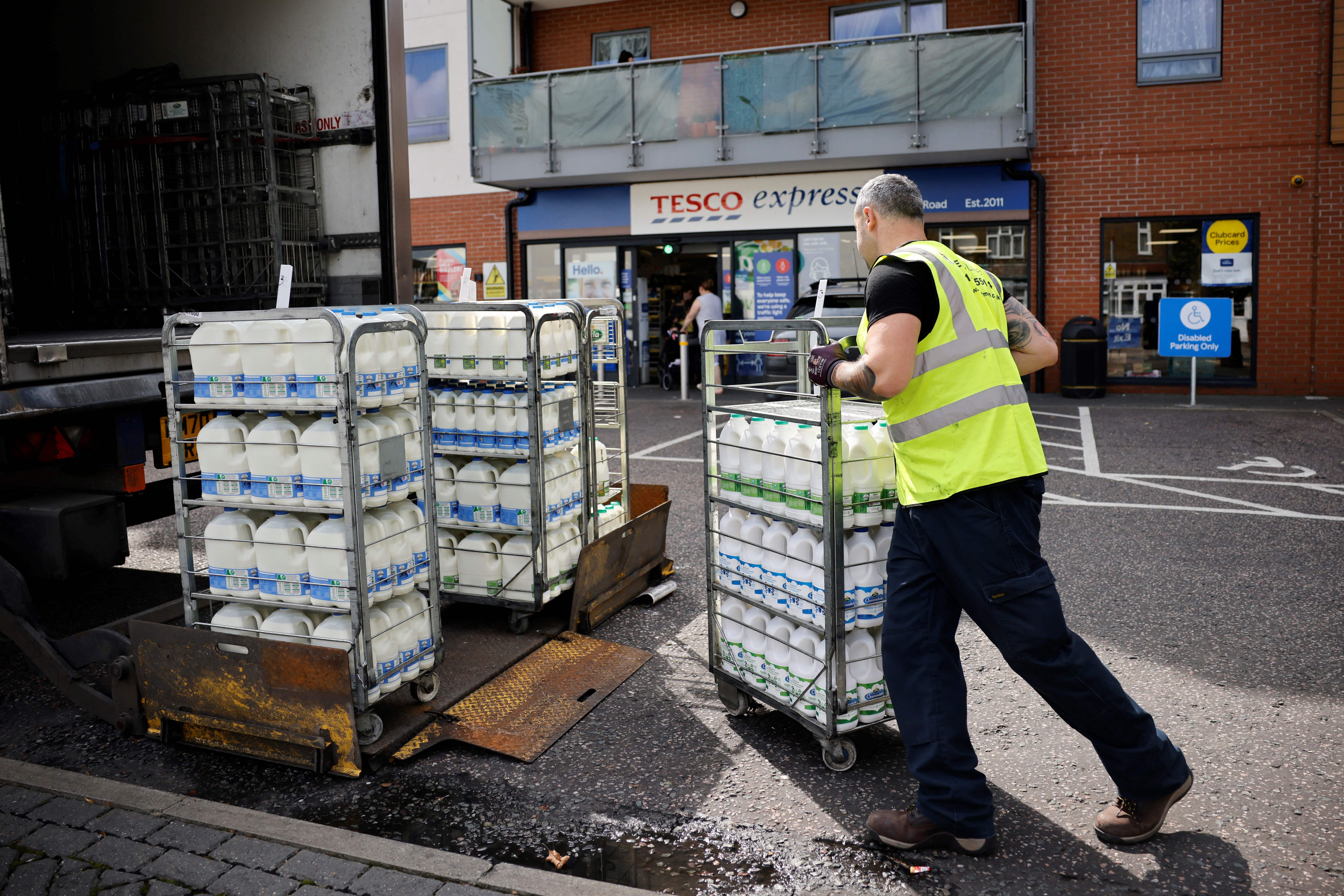 A pint of milk will now cost 90p at Tesco, although this may vary in Express stores, the company said