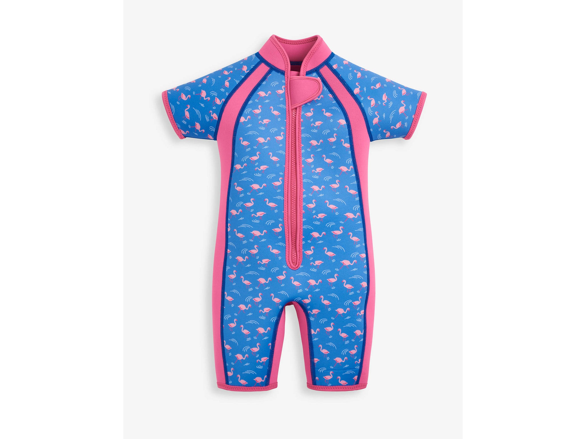 JoJo Maman Bebe flamingo print wetsuit