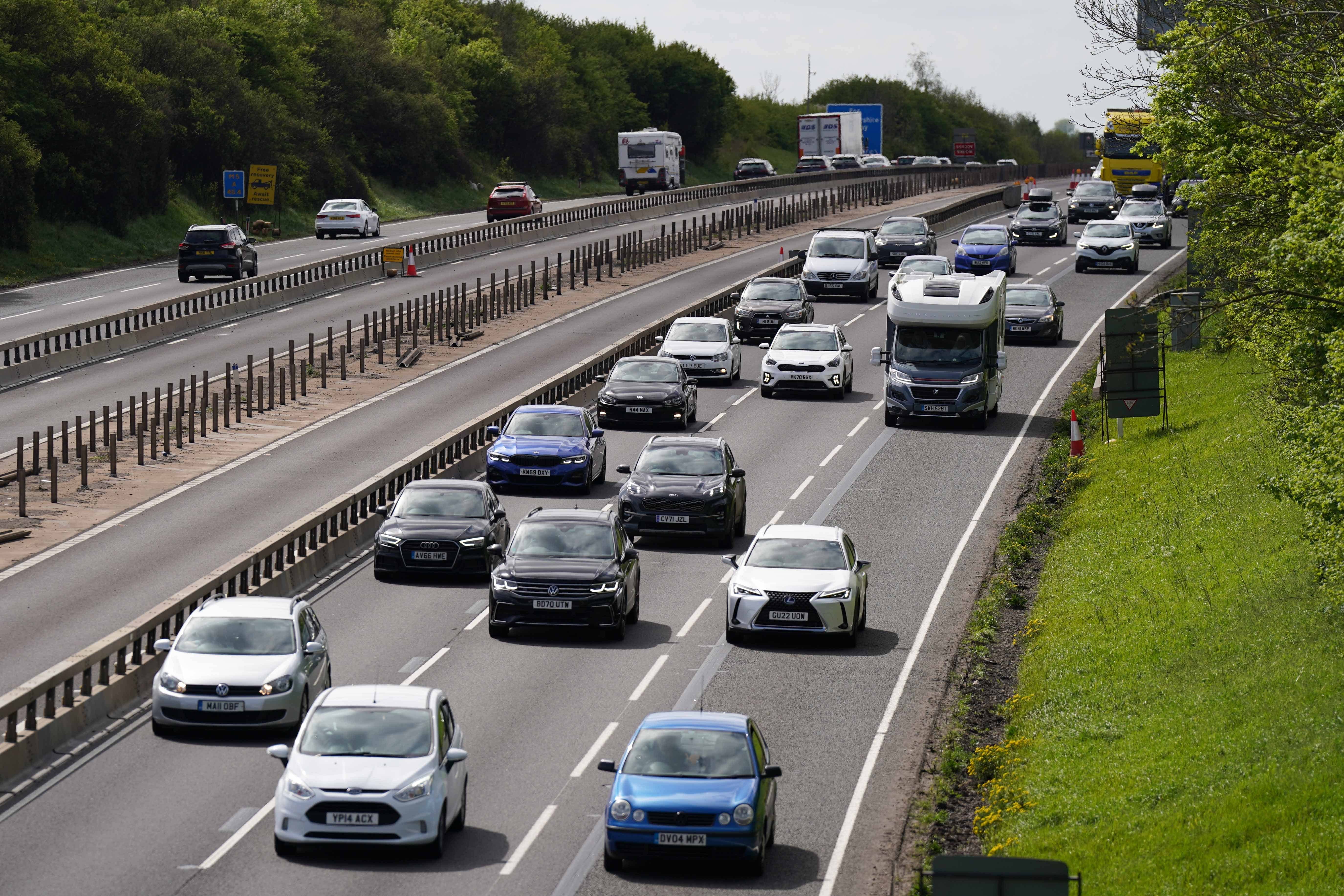 The UK has become the first European country to allow drivers on public roads to let go of steering wheels (Jacob King/PA)