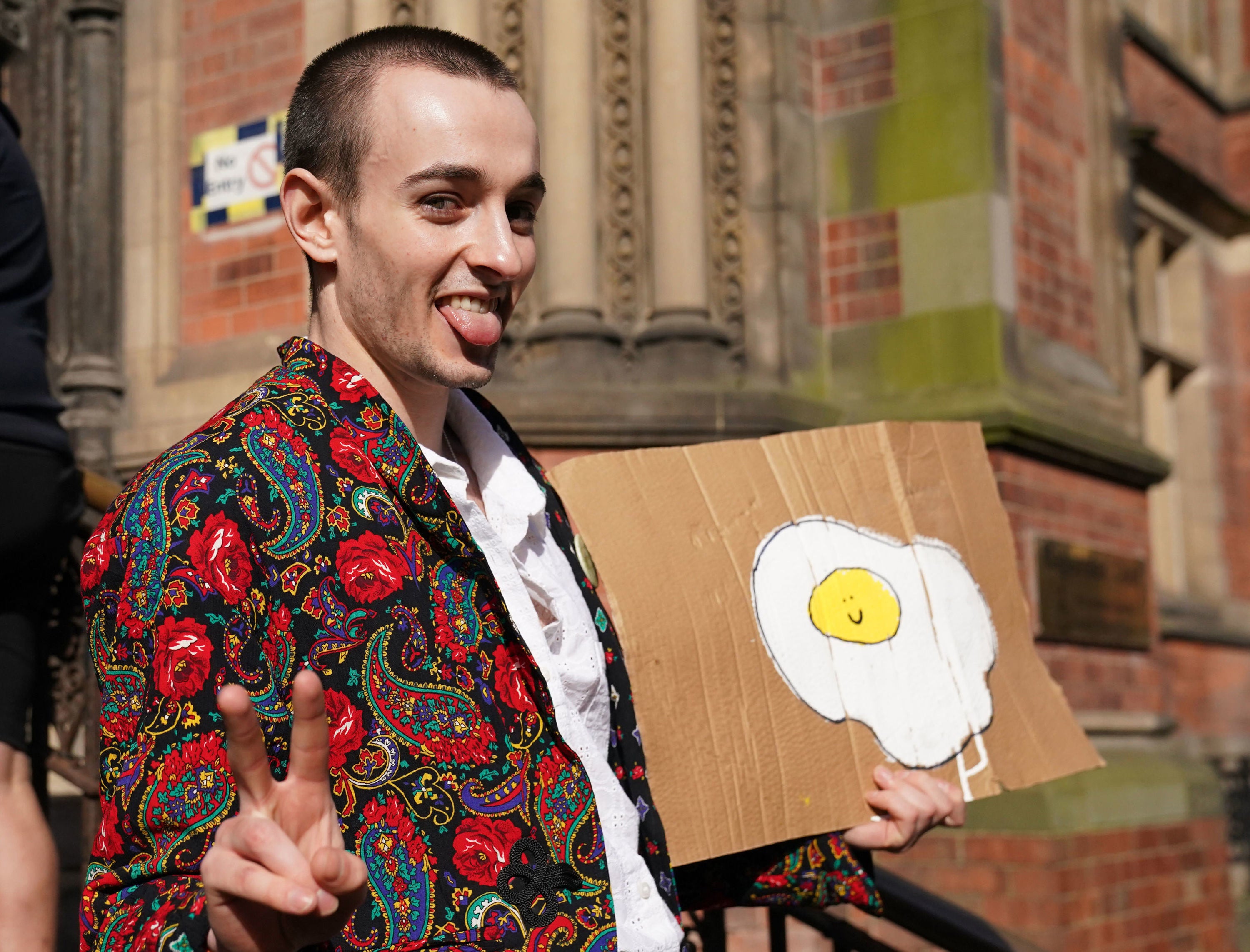 Thelwell as he arrived at York Magistrates’ Court before the hearing