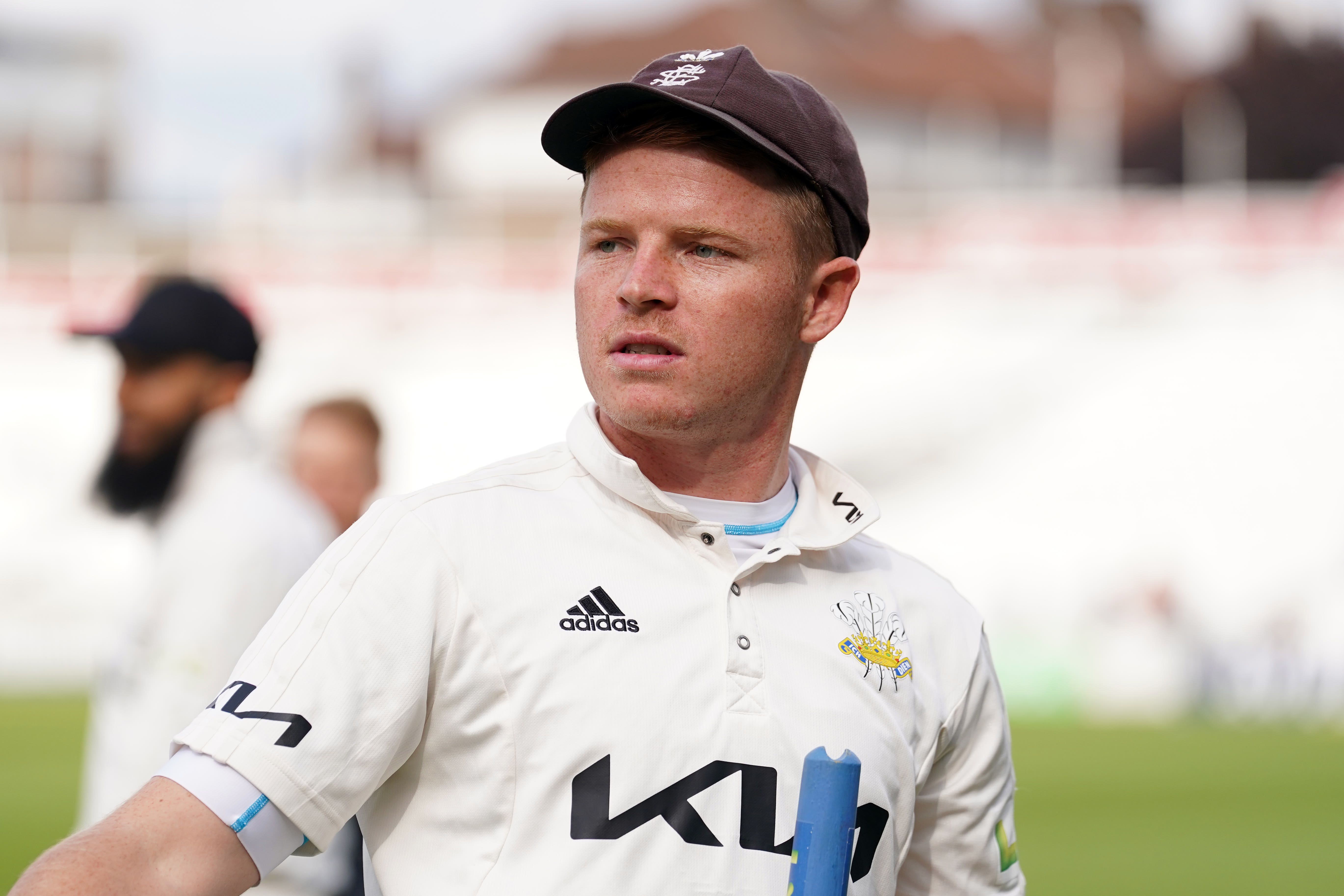 England batter Ollie Pope was in the runs for Surrey on a rain-affected day against Hampshire at the Kia Oval (Adam Davy/PA)