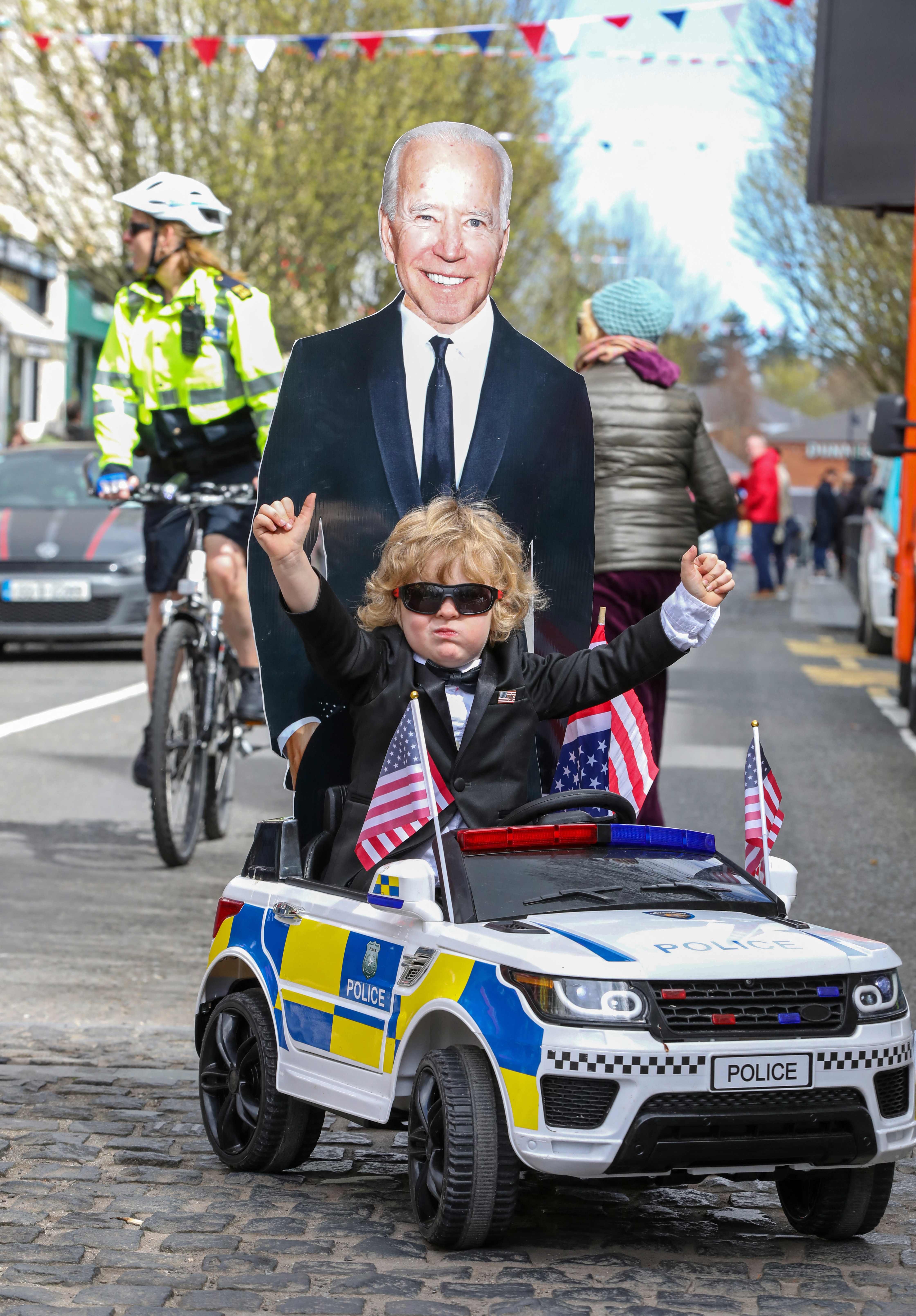 The US president attracted fans young and old in Ireland