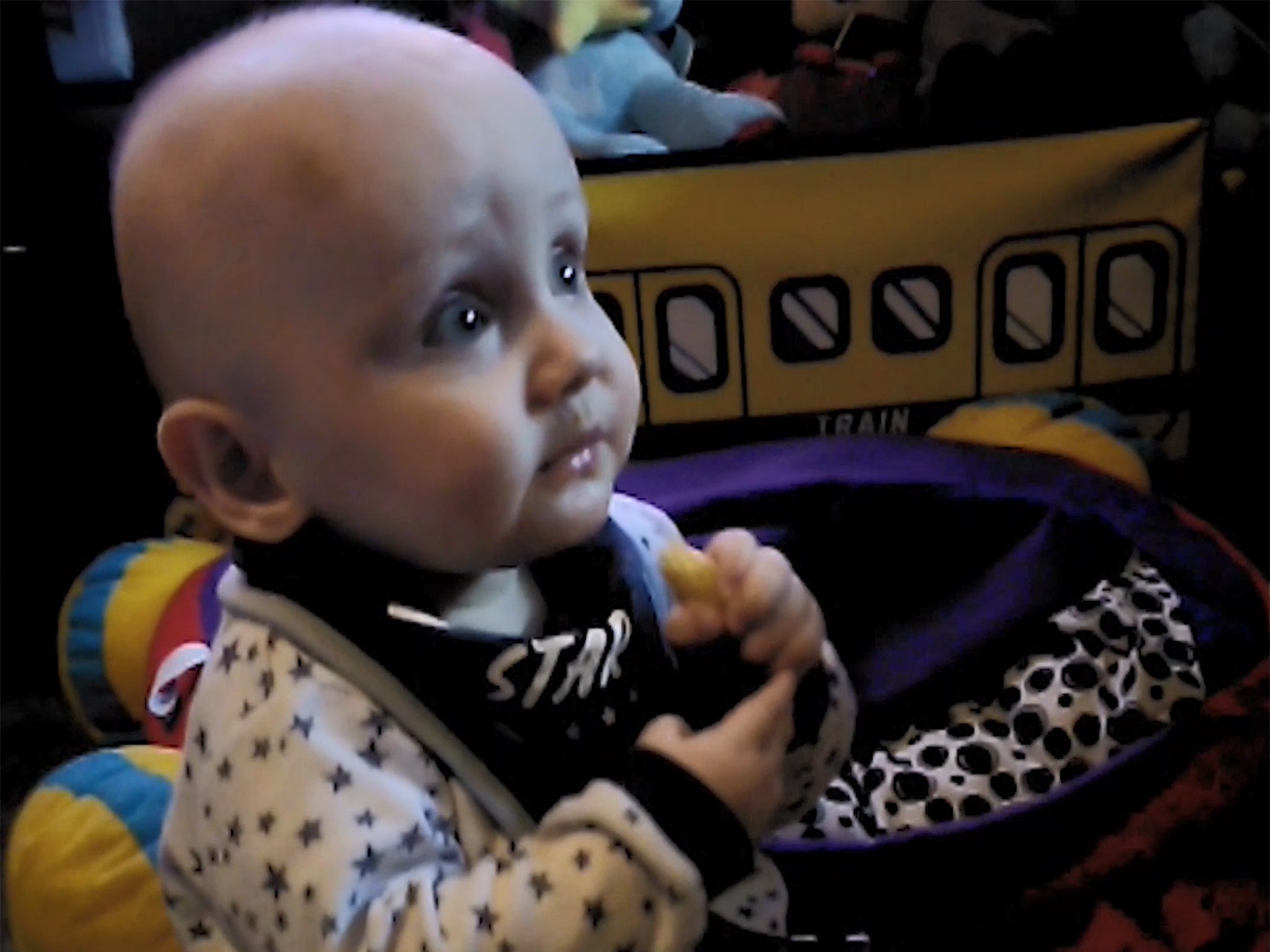 Finley in footage taken on 25 October 2020