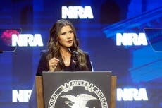 South Dakota governor ‘reassures’ NRA that her granddaughter, 2, ‘already’ has multiple guns