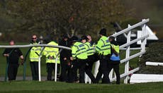 Grand National: More than 100 arrests as protesters attempt to invade course