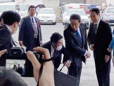 Video shows actions of ‘quick-thinking’ bodyguard who kicked pipe bomb away from Japanese PM