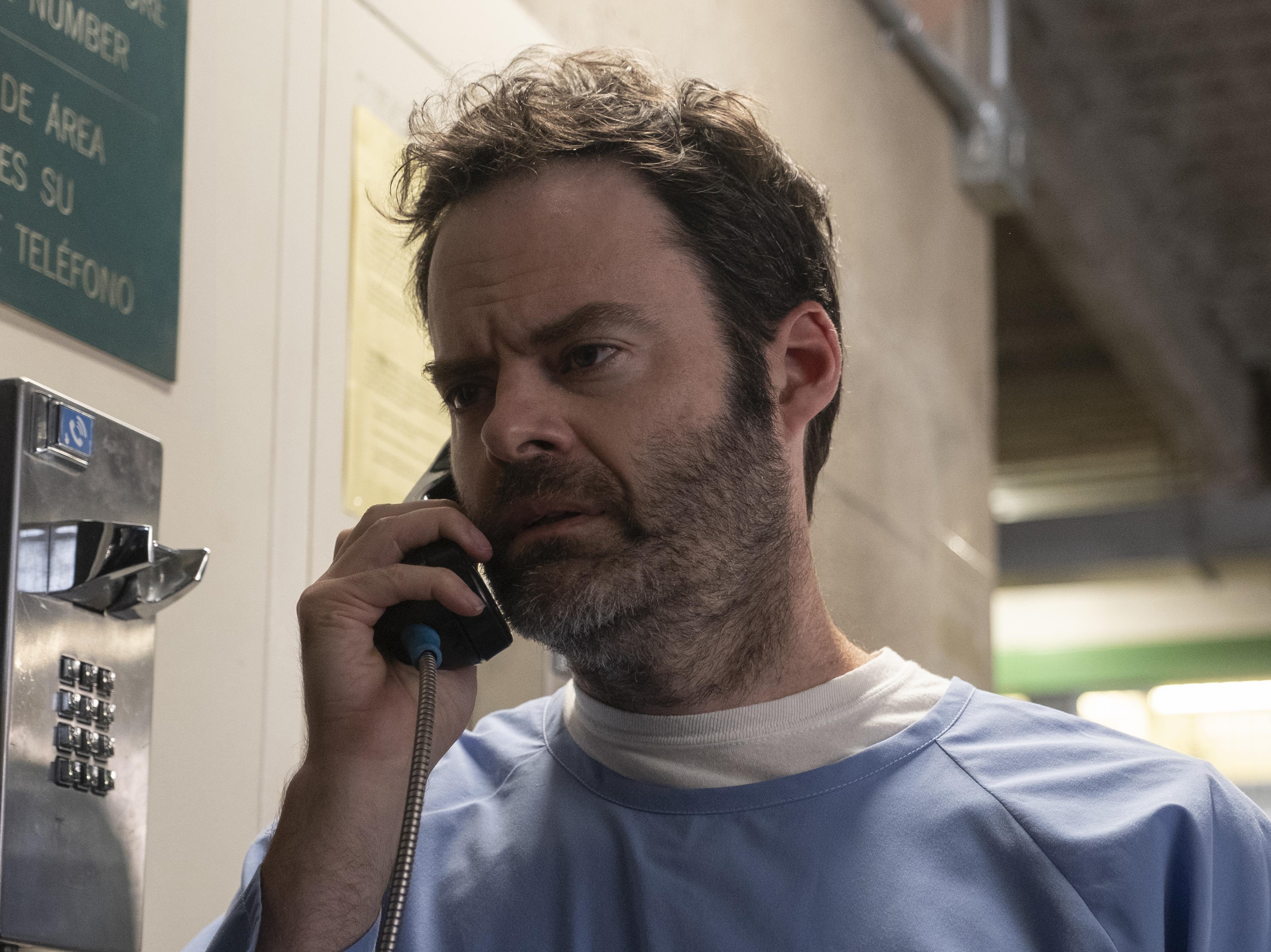 Behind bars: Bill Hader as Barry Berkman in ‘Barry’