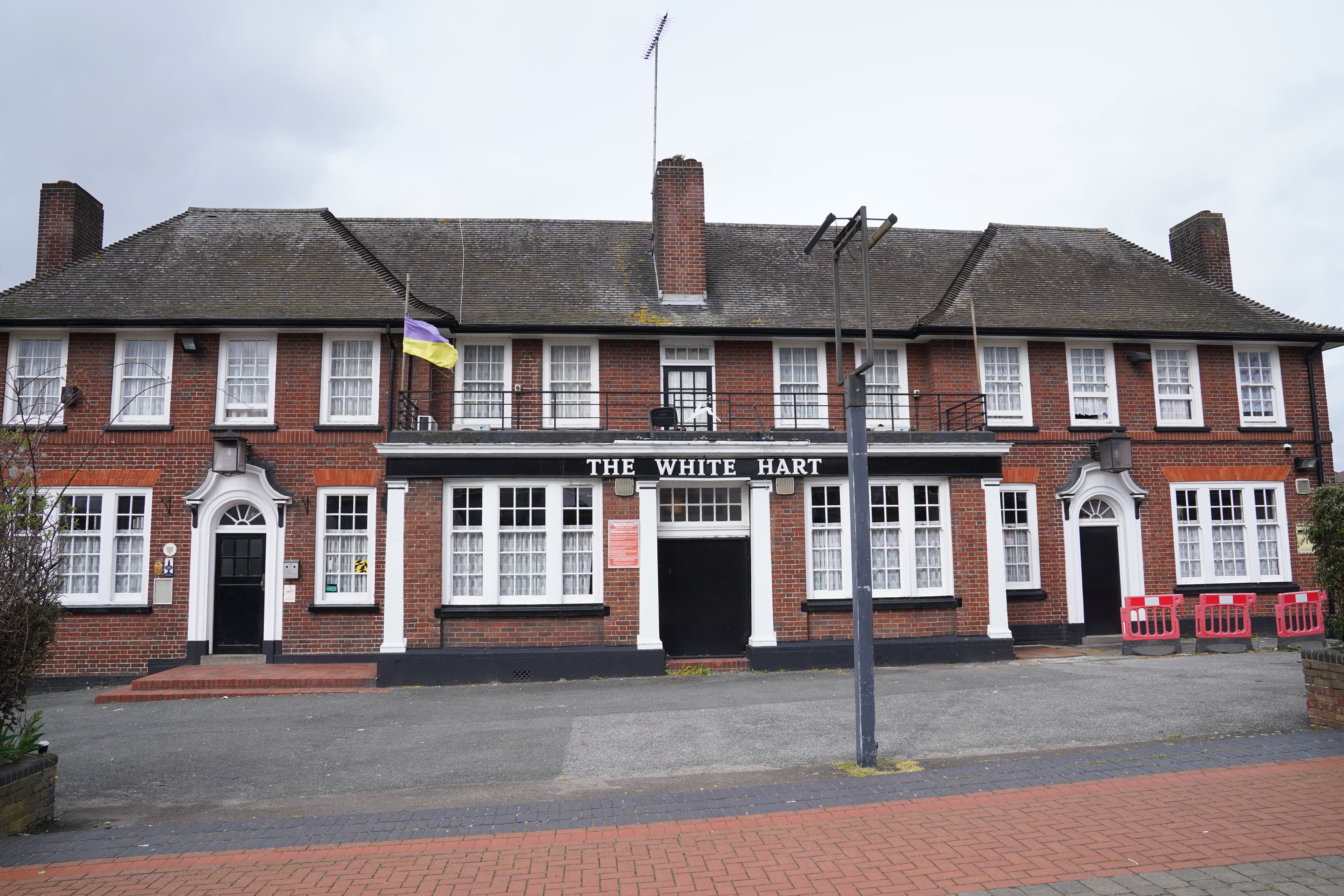 The pub was vandalised over the weekend