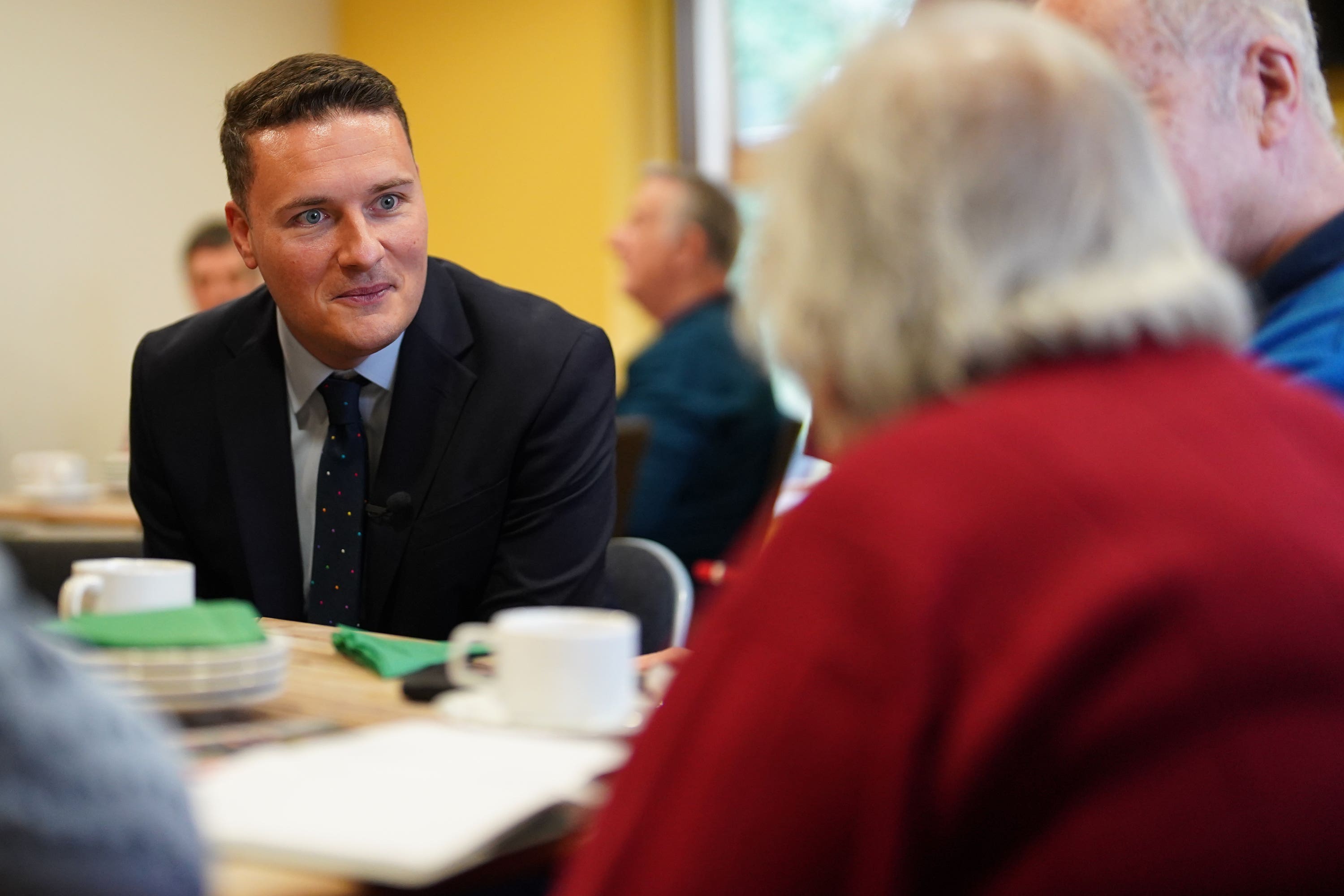 Shadow health secretary Wes Streeting (Jacob King/PA)