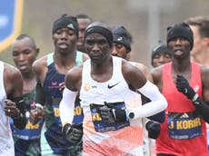 Boston Marathon 2023 LIVE: Updates as Eliud Kipchoge races after bombing remembered 10 years on