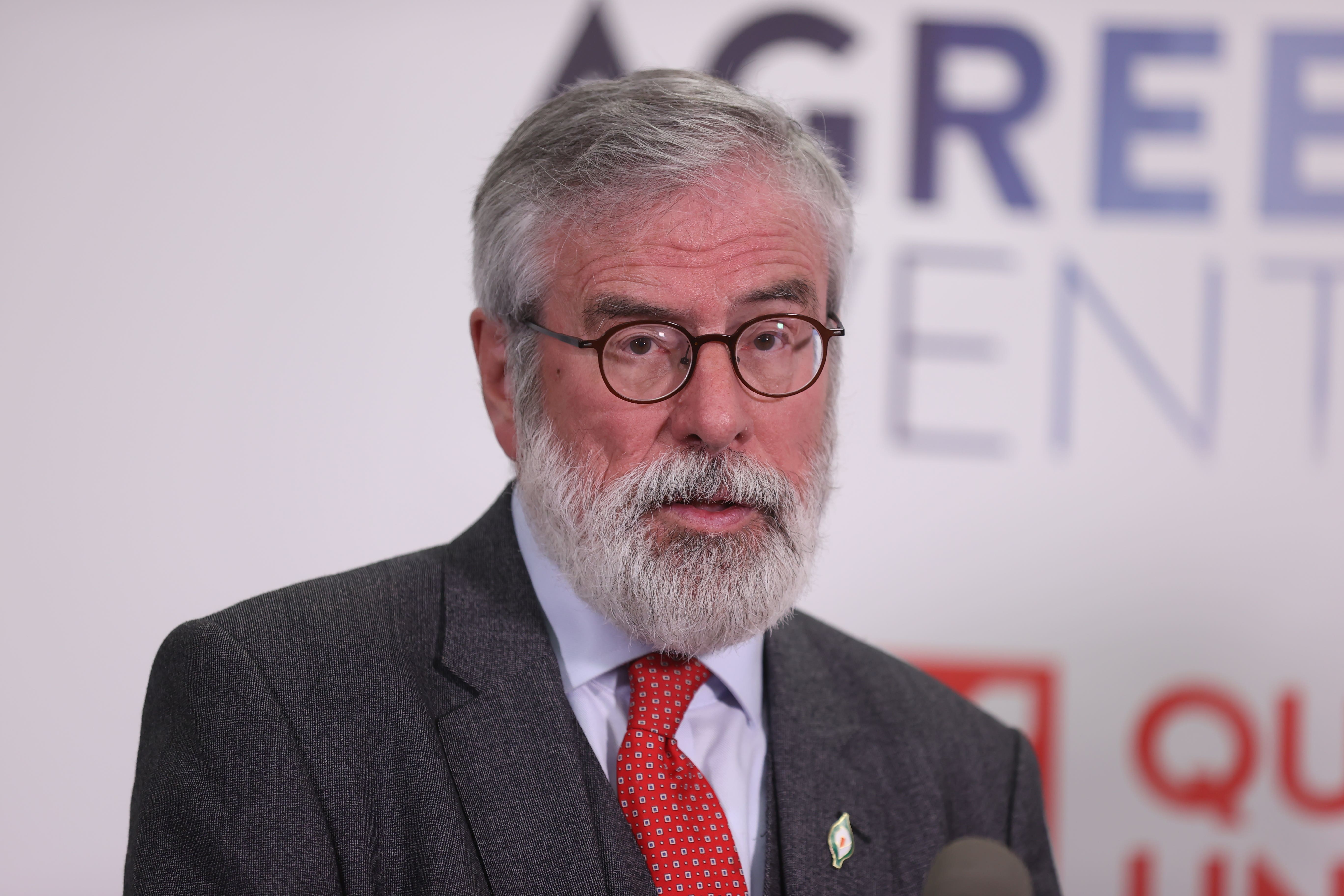 Former Sinn Fein president Gerry Adams (Liam McBurney/PA)