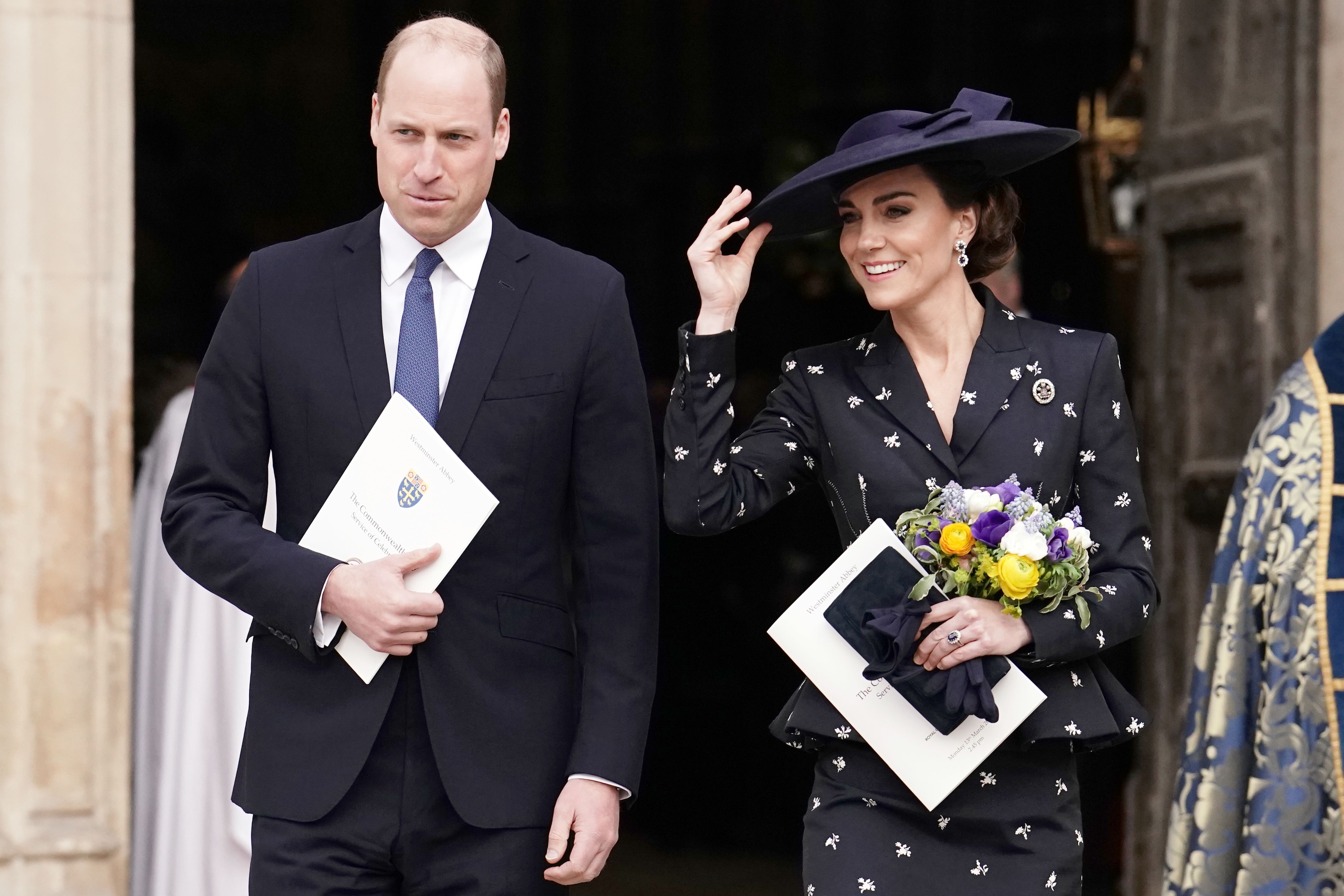 The Prince and Princess of Wales (Jordan Pettitt/PA)