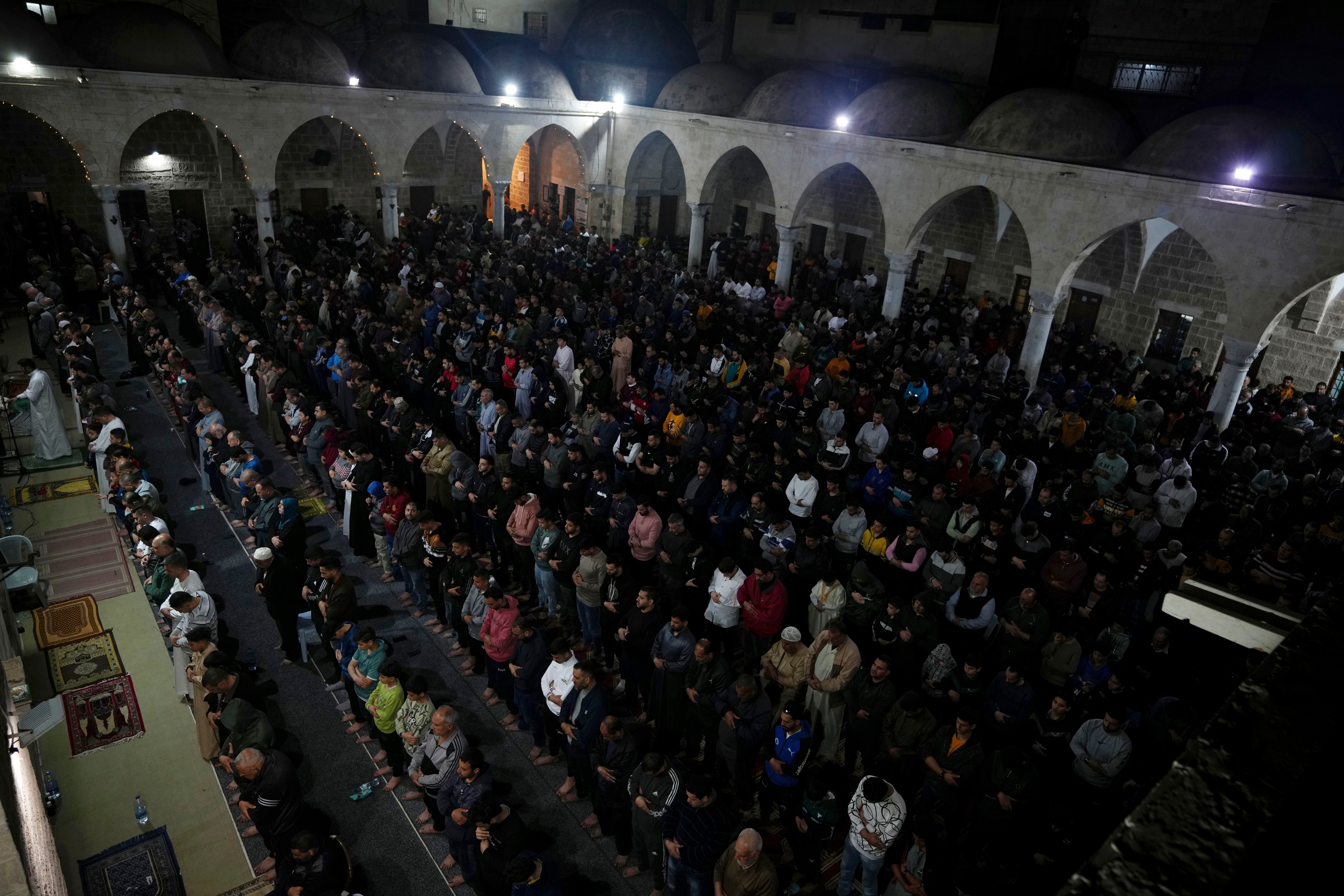 Palestinians Ramadan Laylat al-Qadr