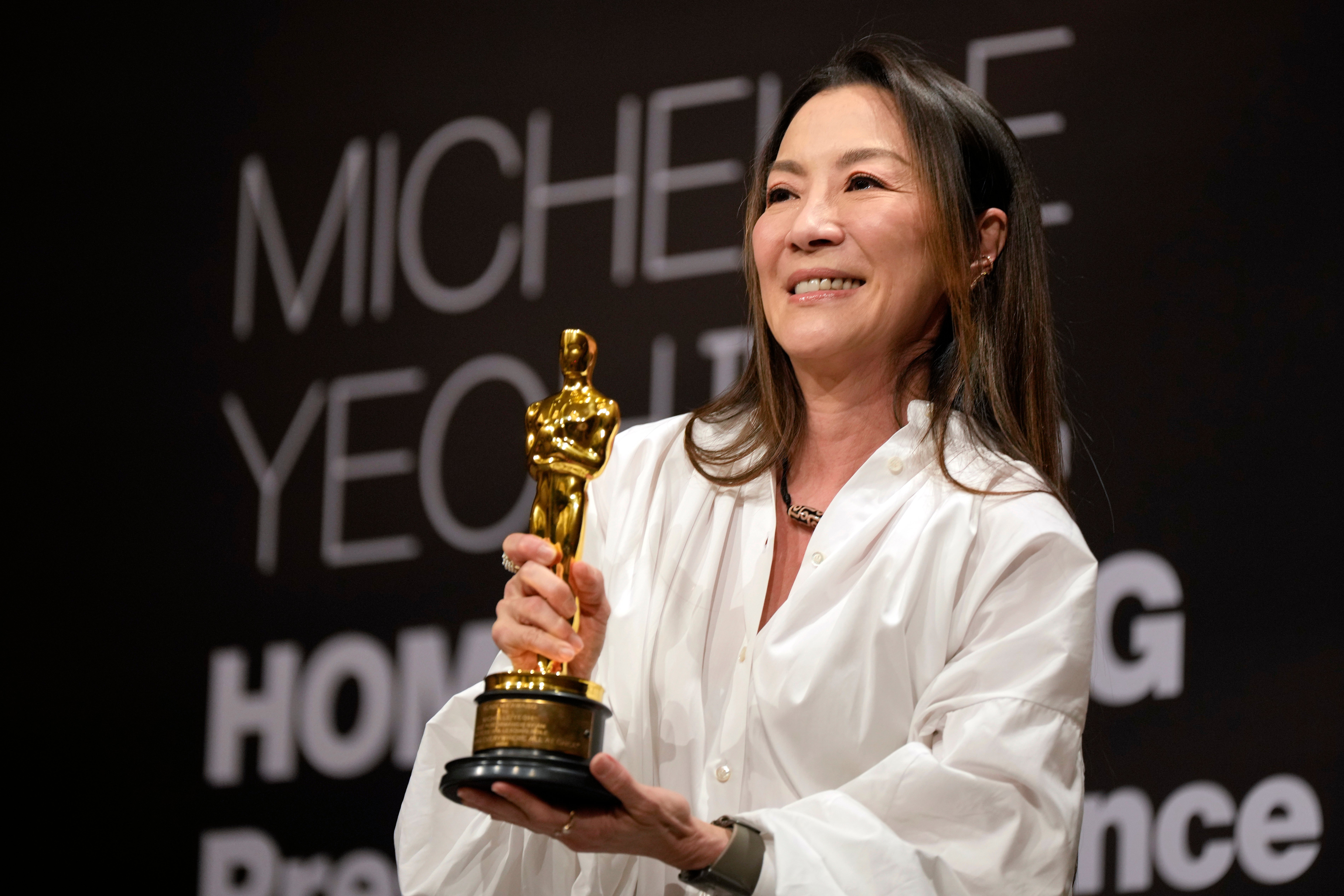 APTOPIX Malaysia Oscar Michelle Yeoh