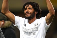 Sidelined Mohamed Elneny determined to play part in Arsenal’s title bid