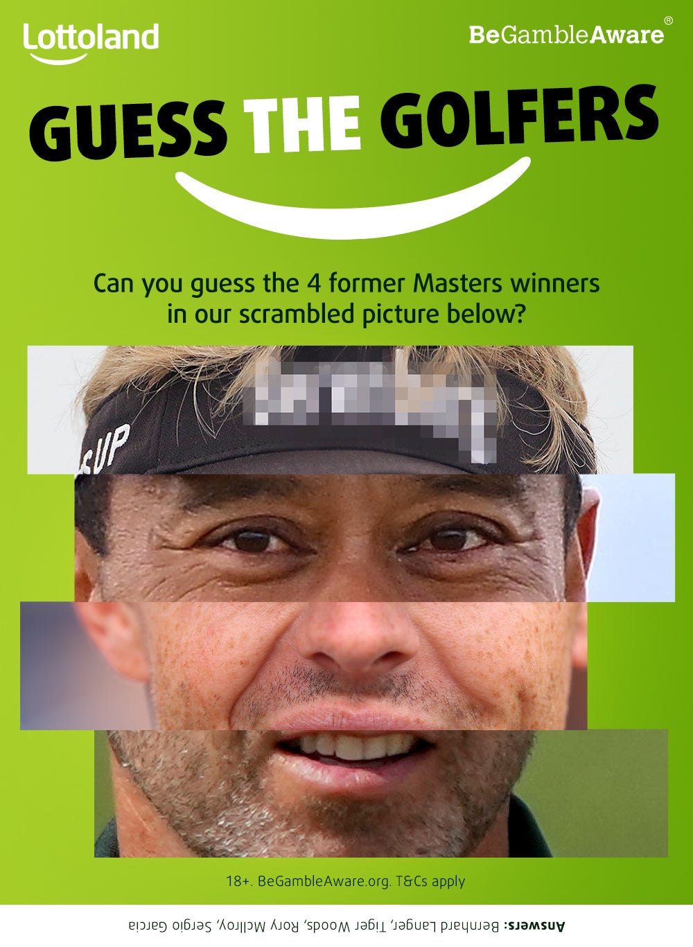 Can you guess the 4 former Masters winners in our scrambled picture?