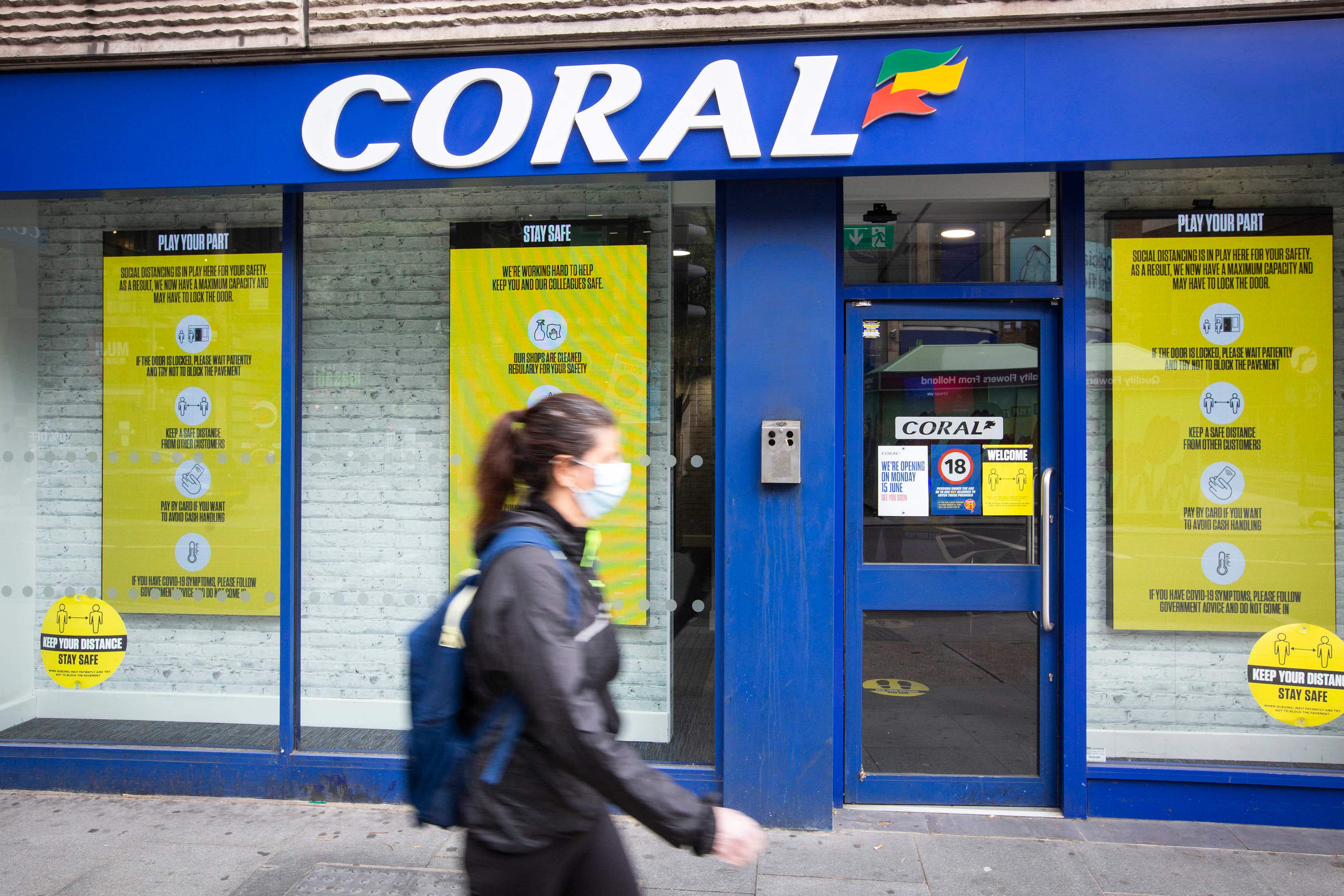 A Coral betting shop in central London (Matt Alexander/PA)