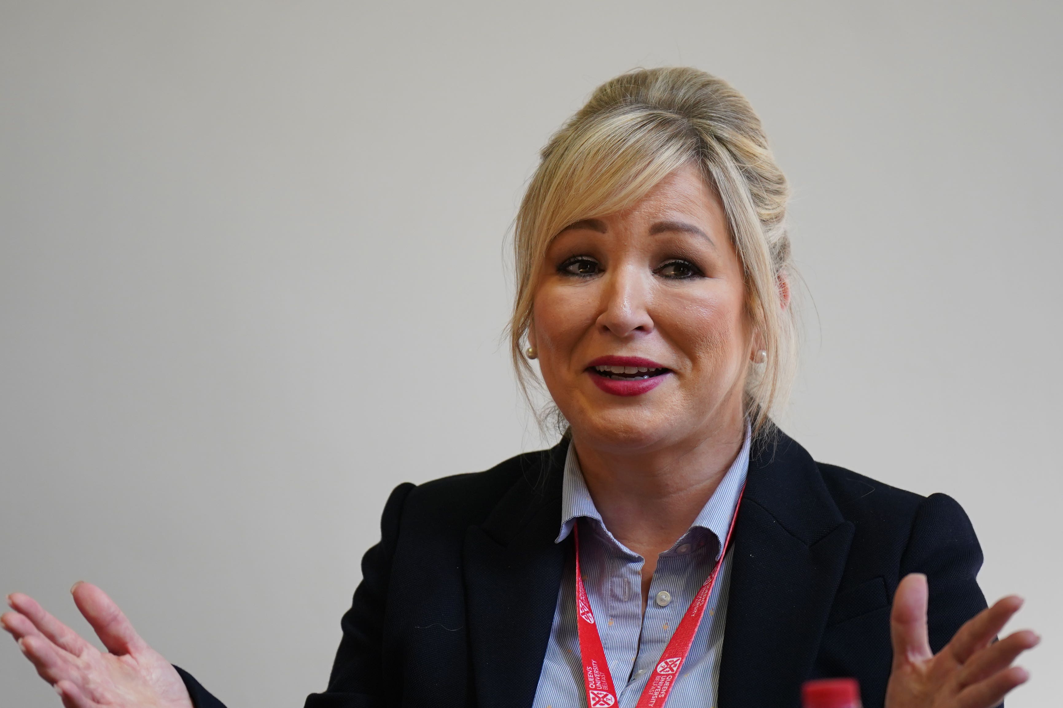 Sinn Fein vice president Michelle O’Neill (Niall Carson/PA)