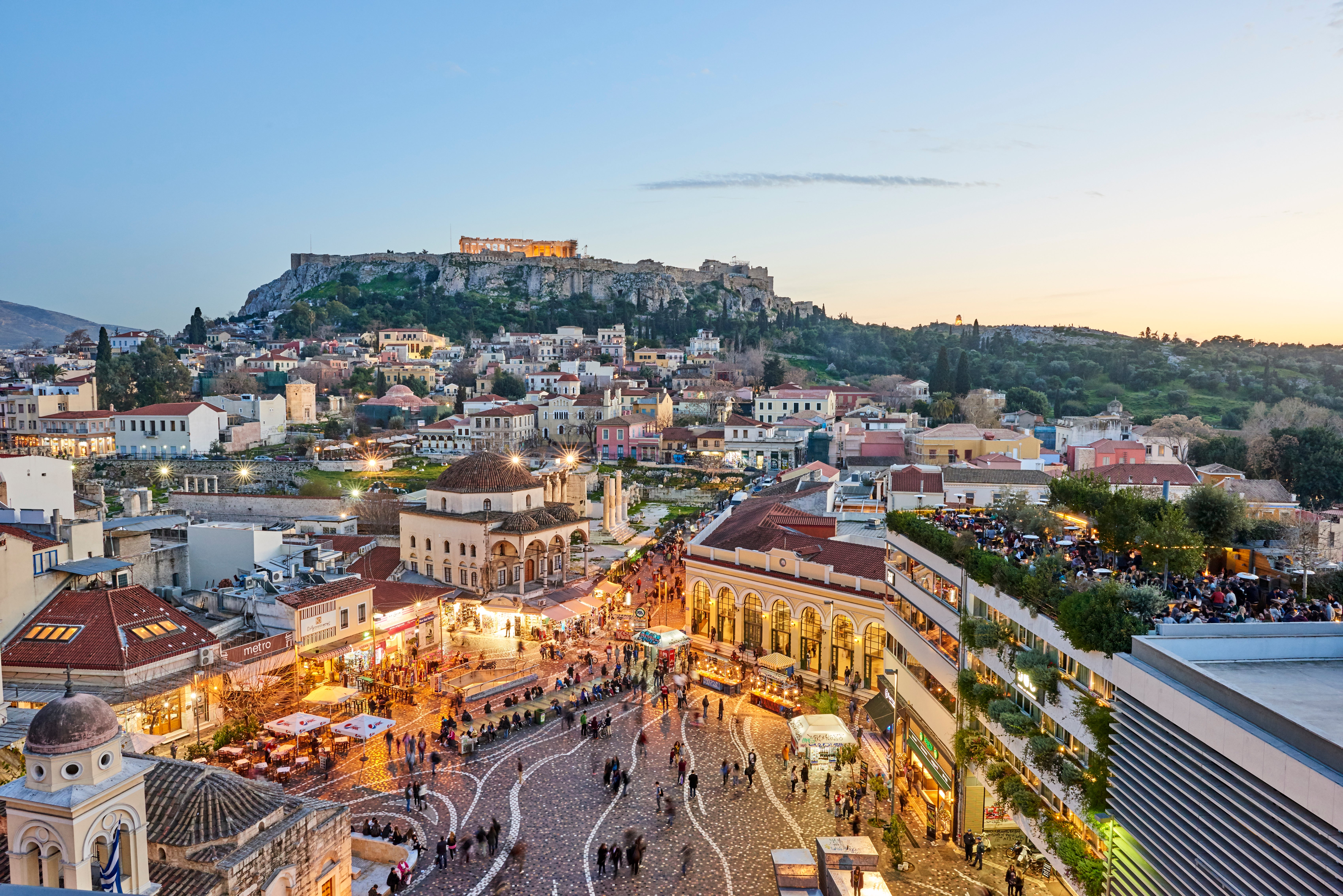 The ancient Acropolis of Athens