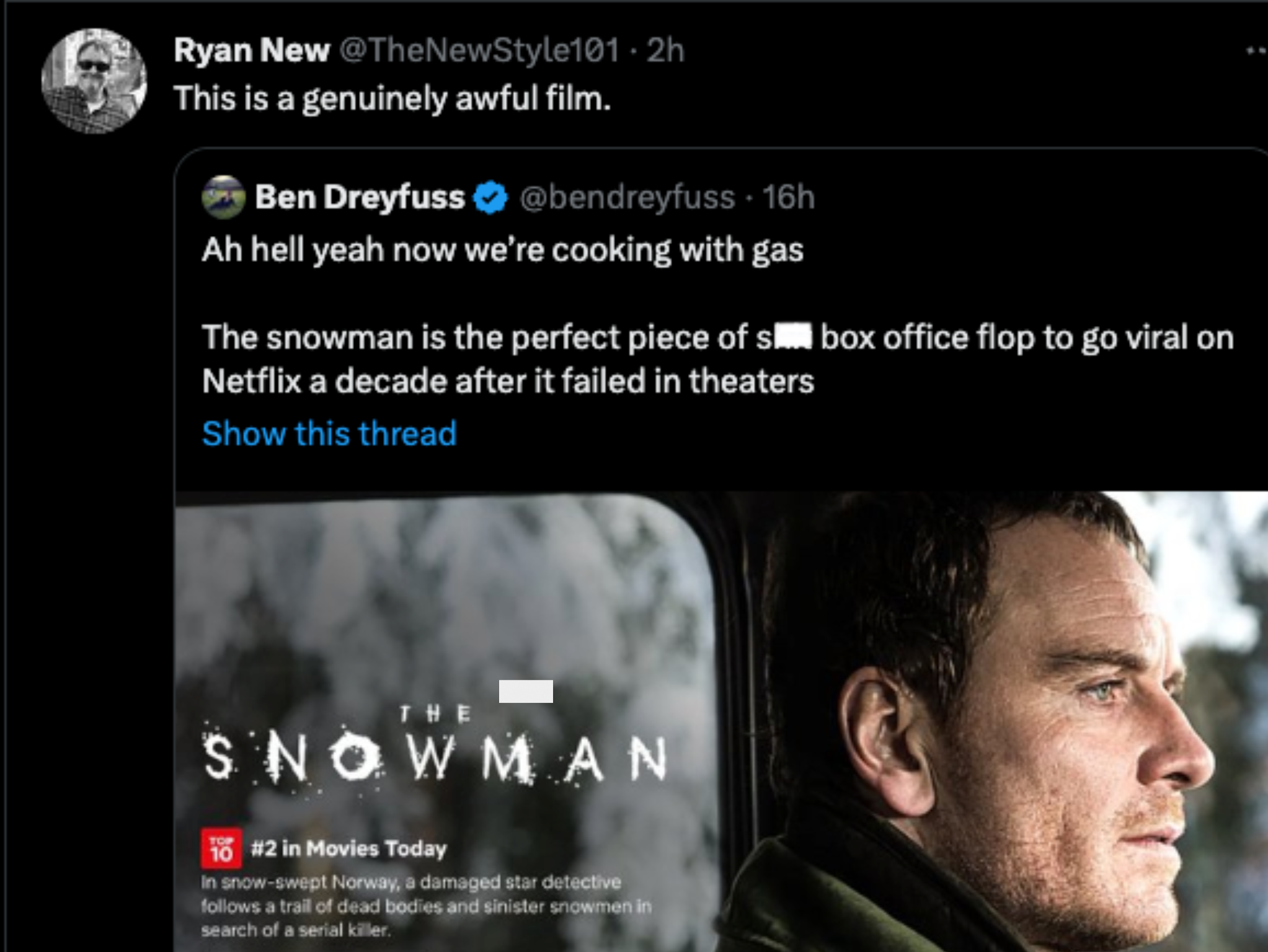 ‘The Snowman’ tweet