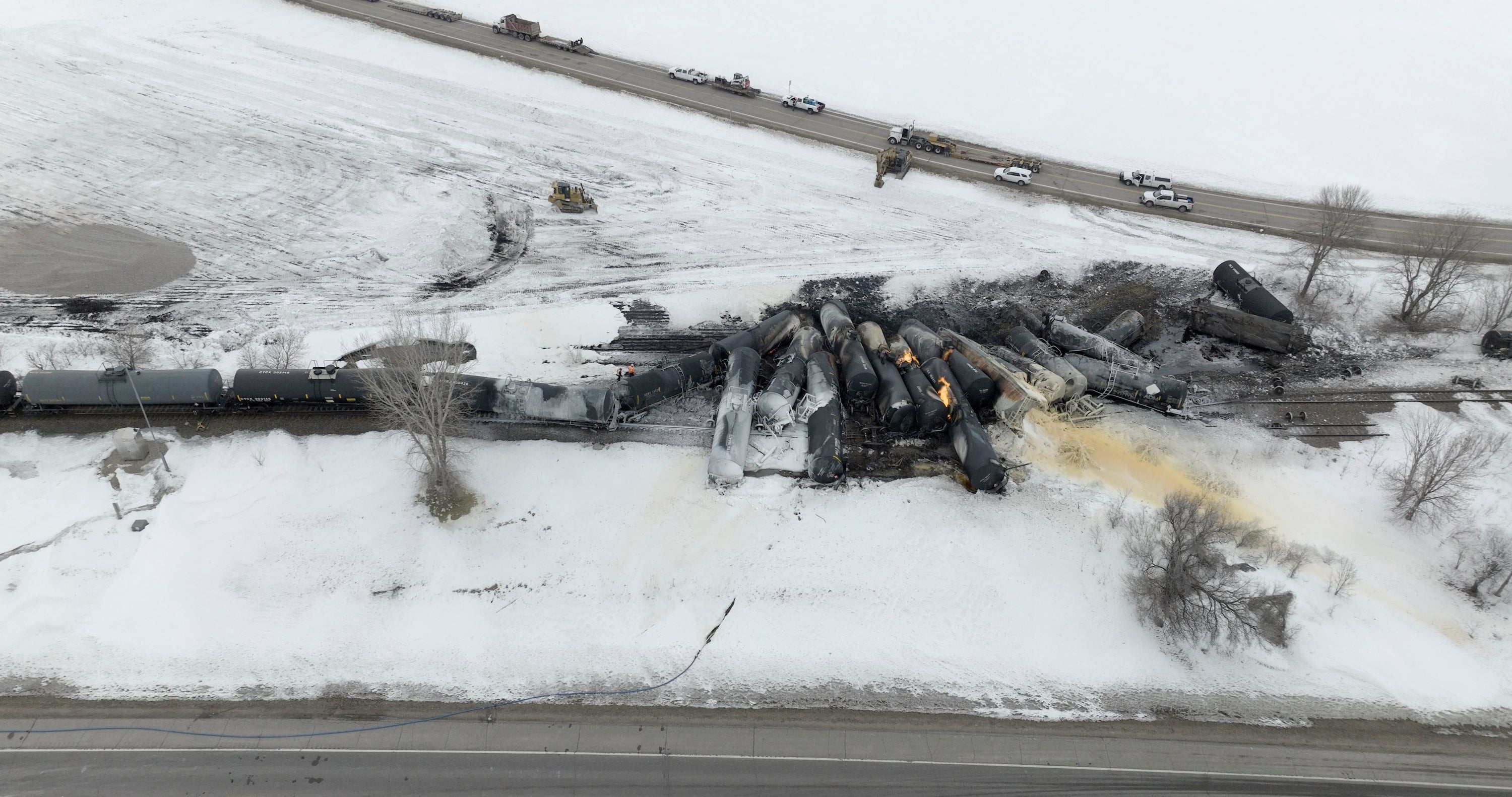 Train Derailment Minnesota