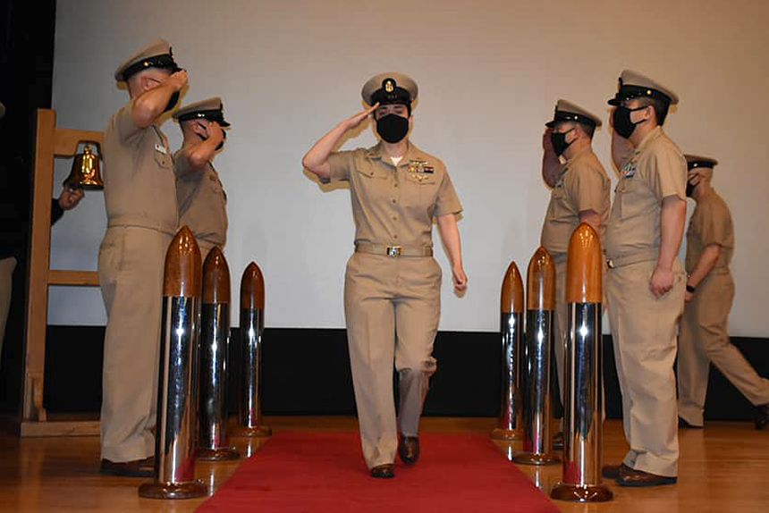 Fleet Readiness Center Northwest photo showing Sarah Bils.