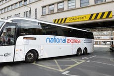 National Express coach sales driven up by rail strike-hit travellers