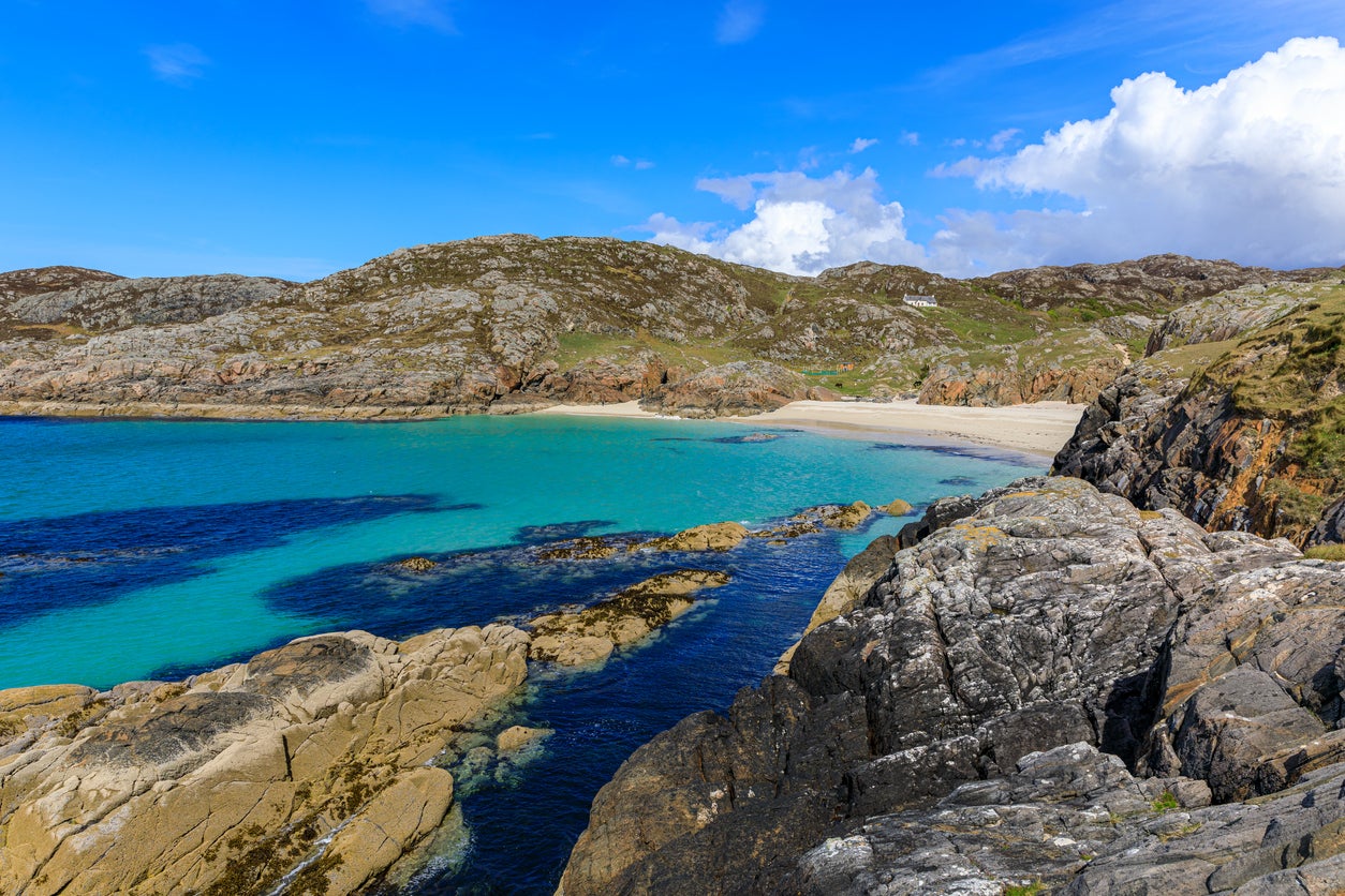 A hidden beach near Achmelvich