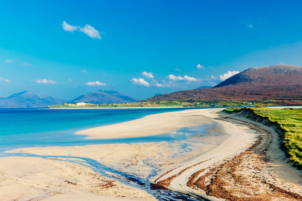 Luskentyre Beach, part of the Outer Hebrides