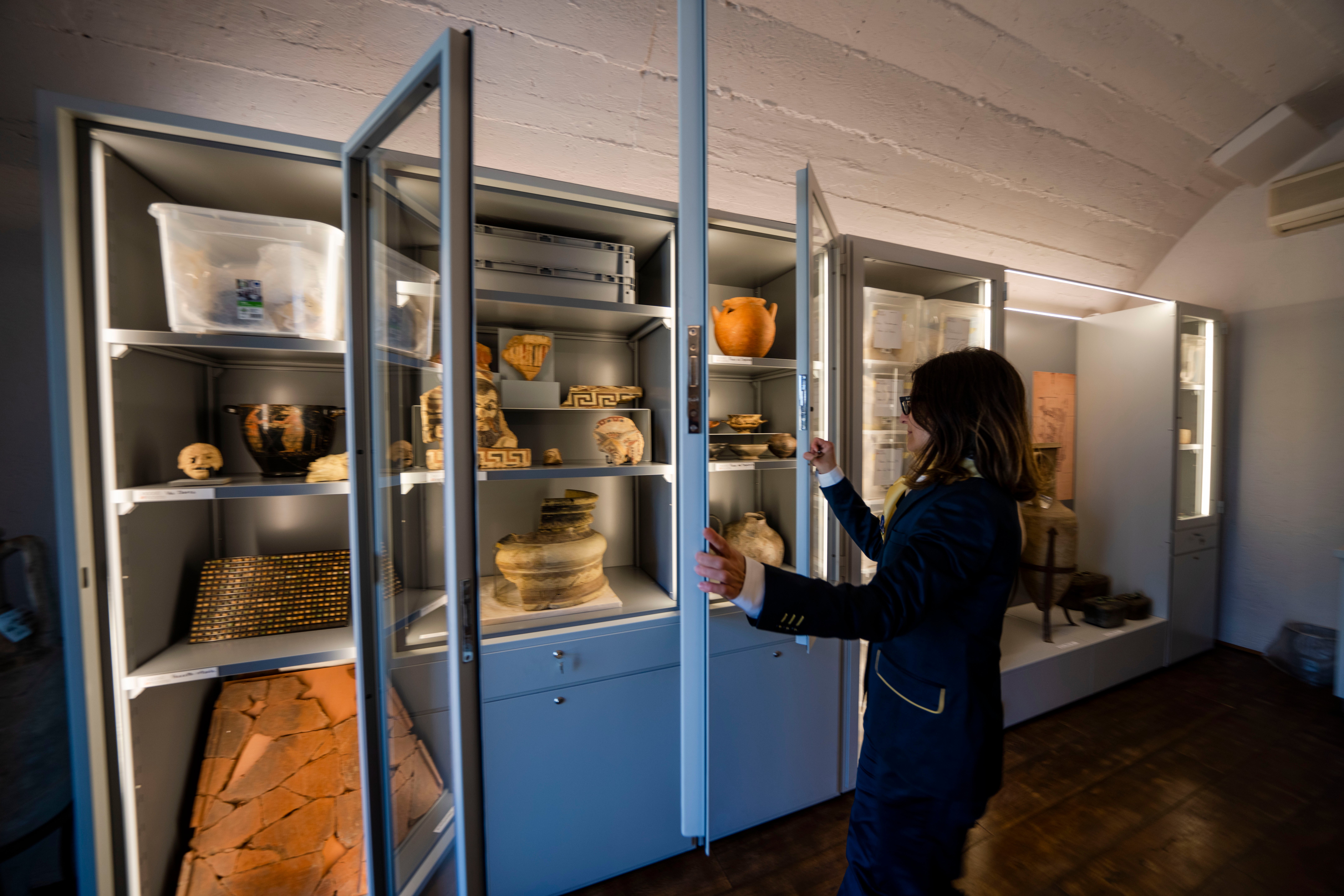 Italy Storeroom Antiquities