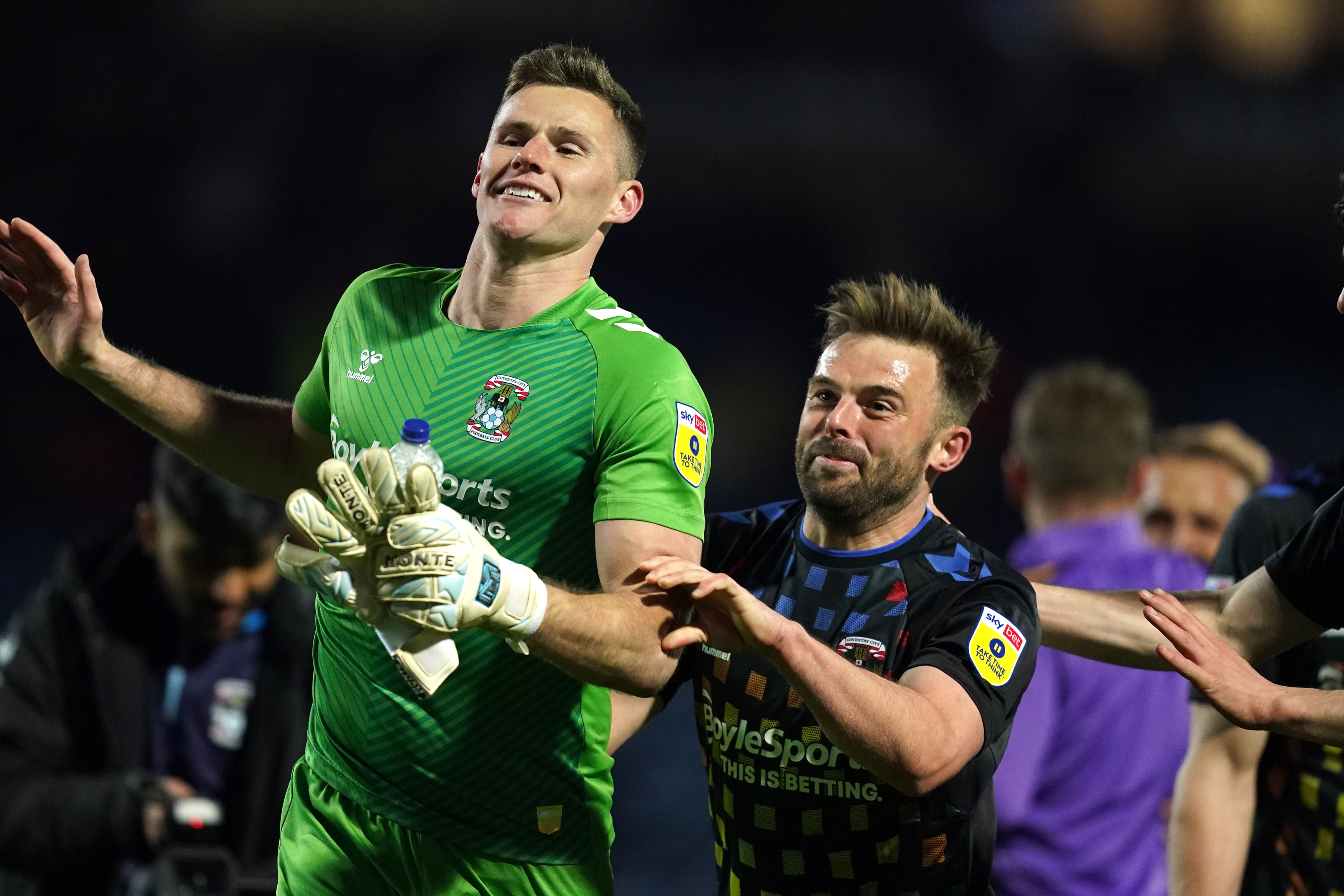 Ben Wilson scored a late goal for Coventry in a 1-1 draw at Blackburn (Martin Rickett/PA)