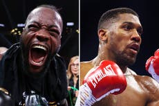 Anthony Joshua and Deontay Wilder’s teams meet in London for talks over Saudi Arabia fight