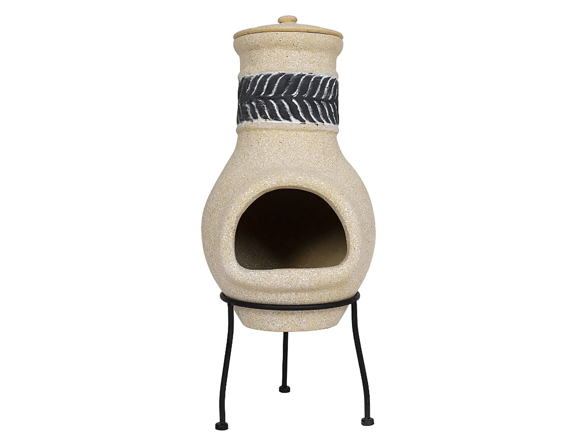 La Hacienda Venezuela clay chiminea