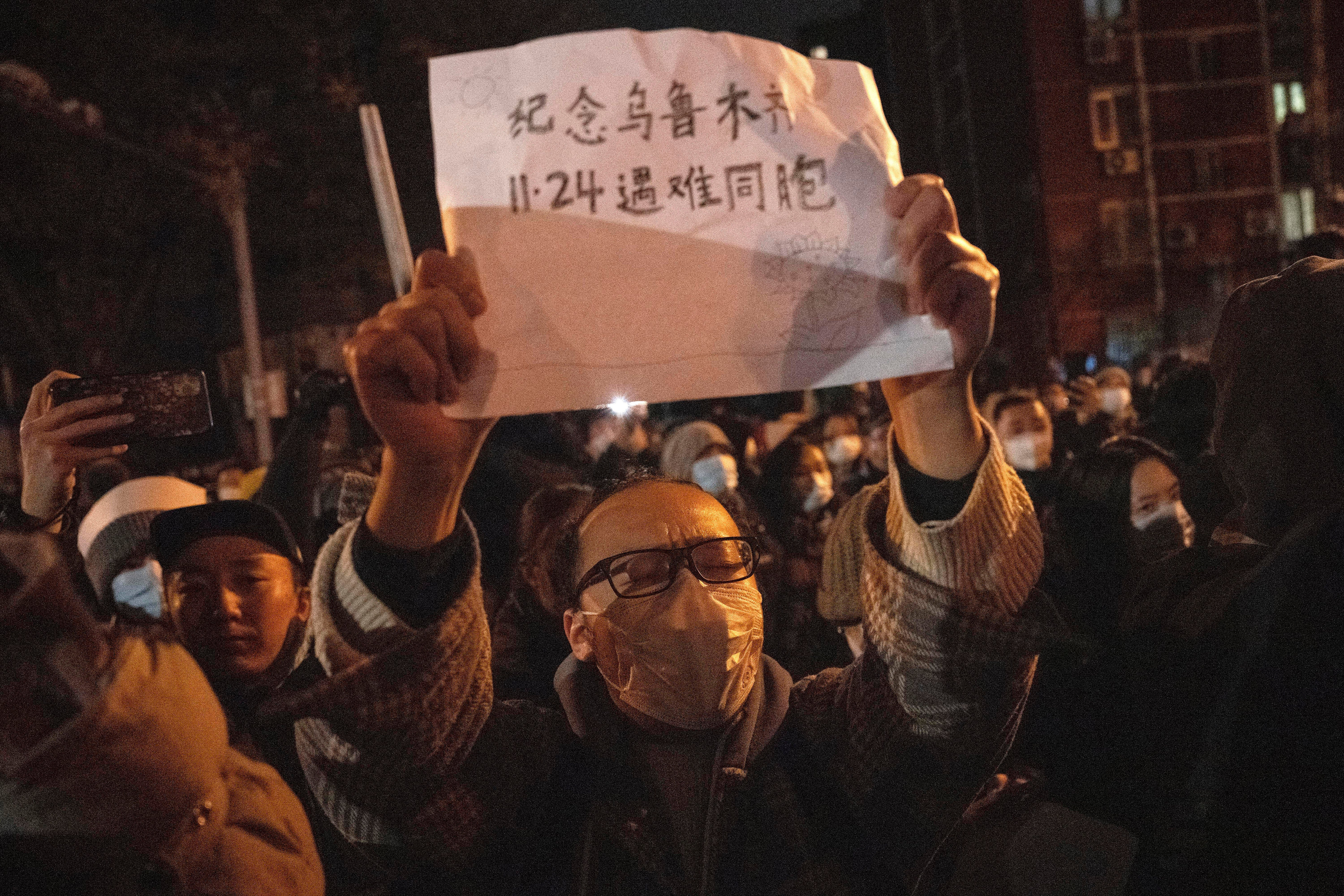 China COVID Protesters