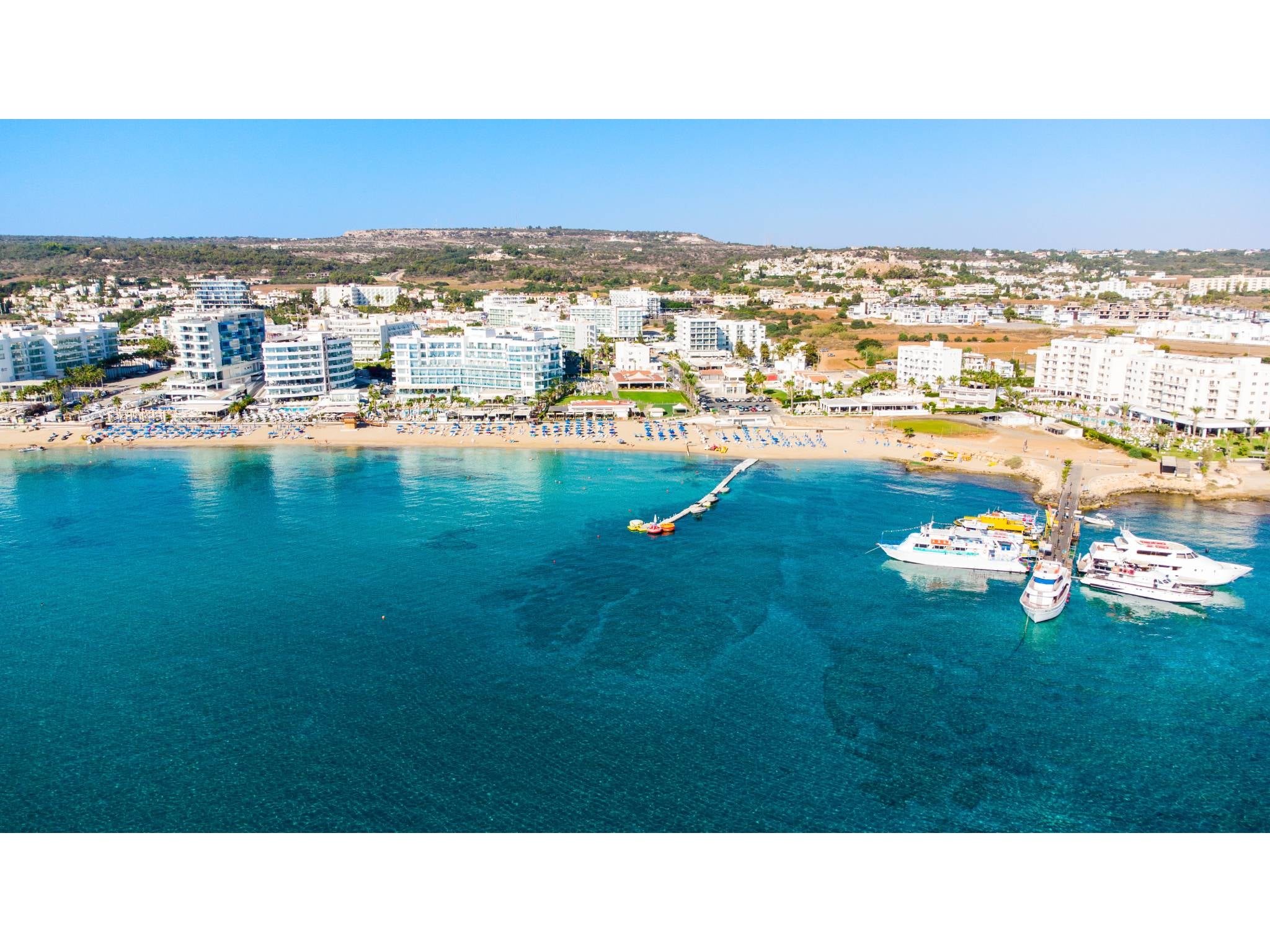 The Cypriot district has a city of the same name, plus quieter resort town Protaras