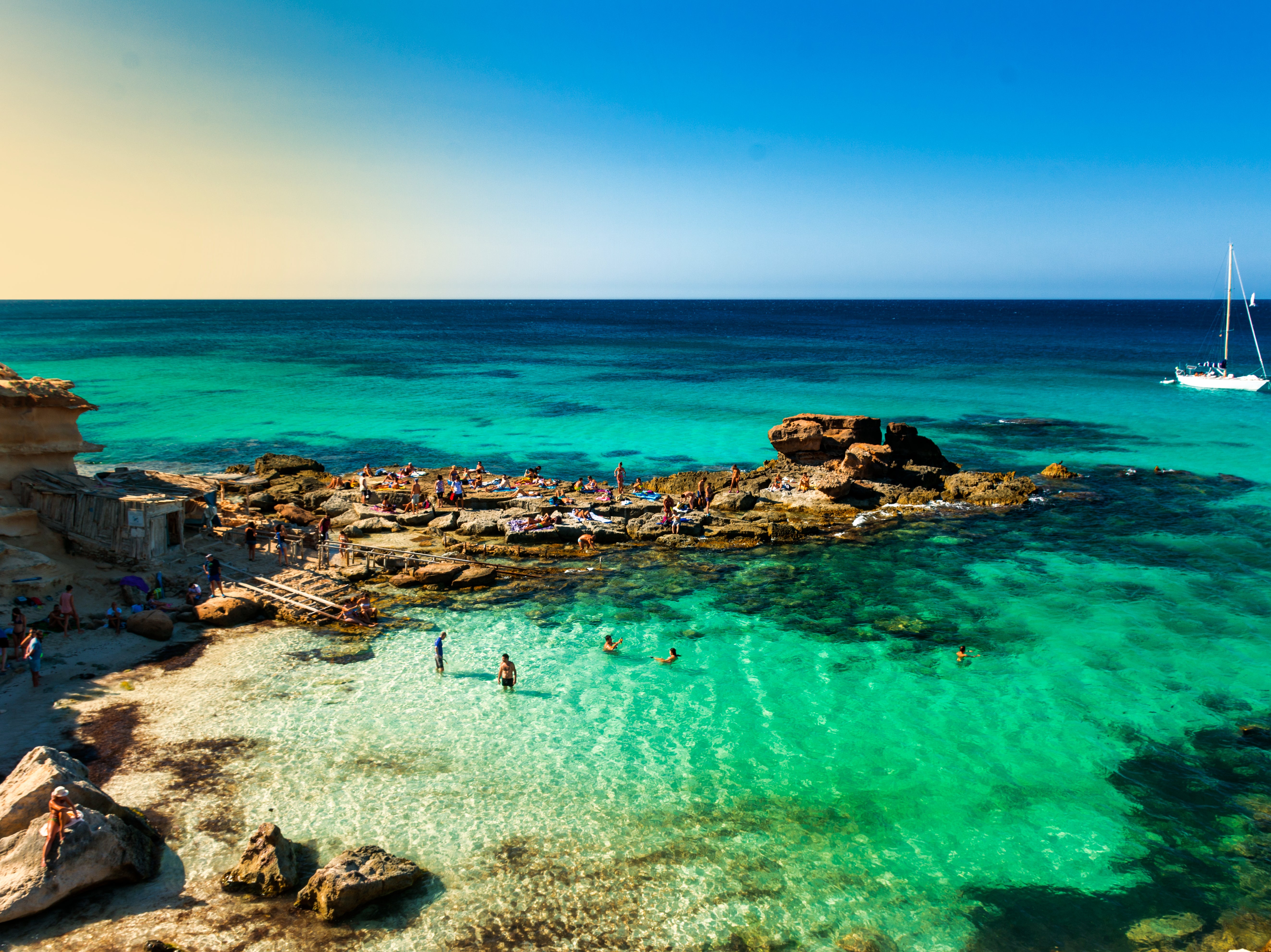 Balearic Island Formentera offers nine hours of bright sunshine a day