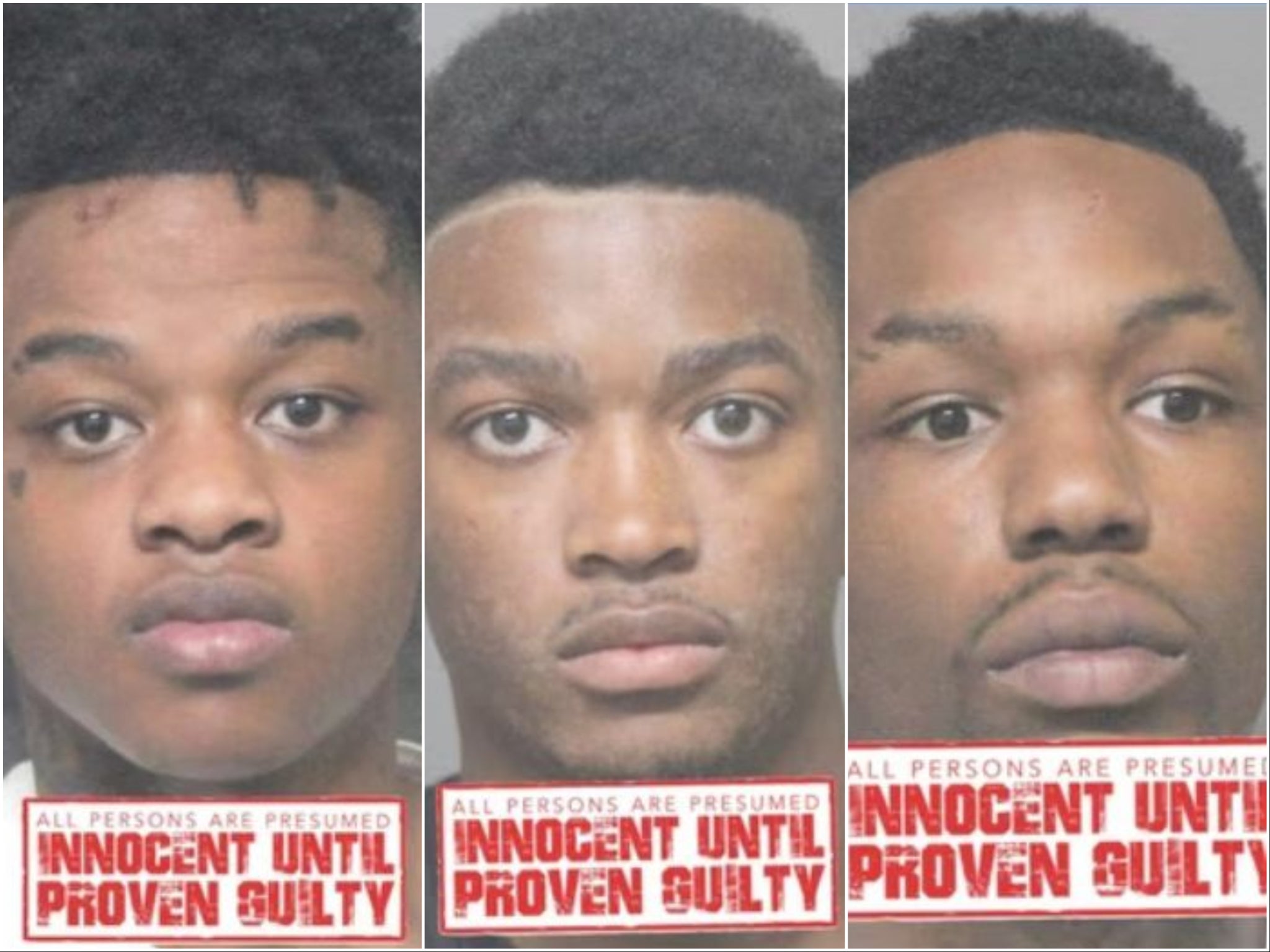 Derrick Curry, Marques Porch, and Gregory Parker have been detained after a pregnant woman was shot and killed