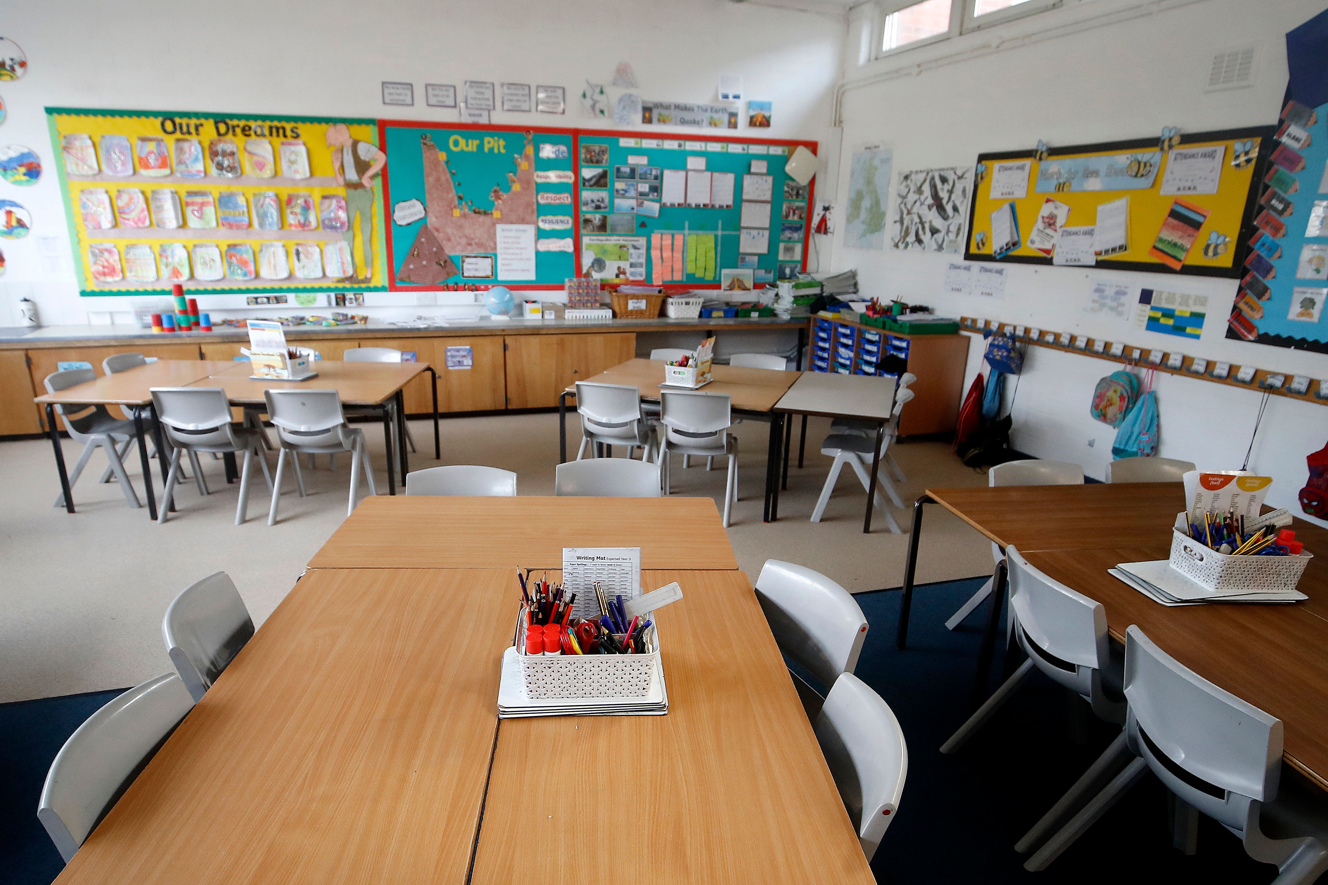 An empty classroom (PA)