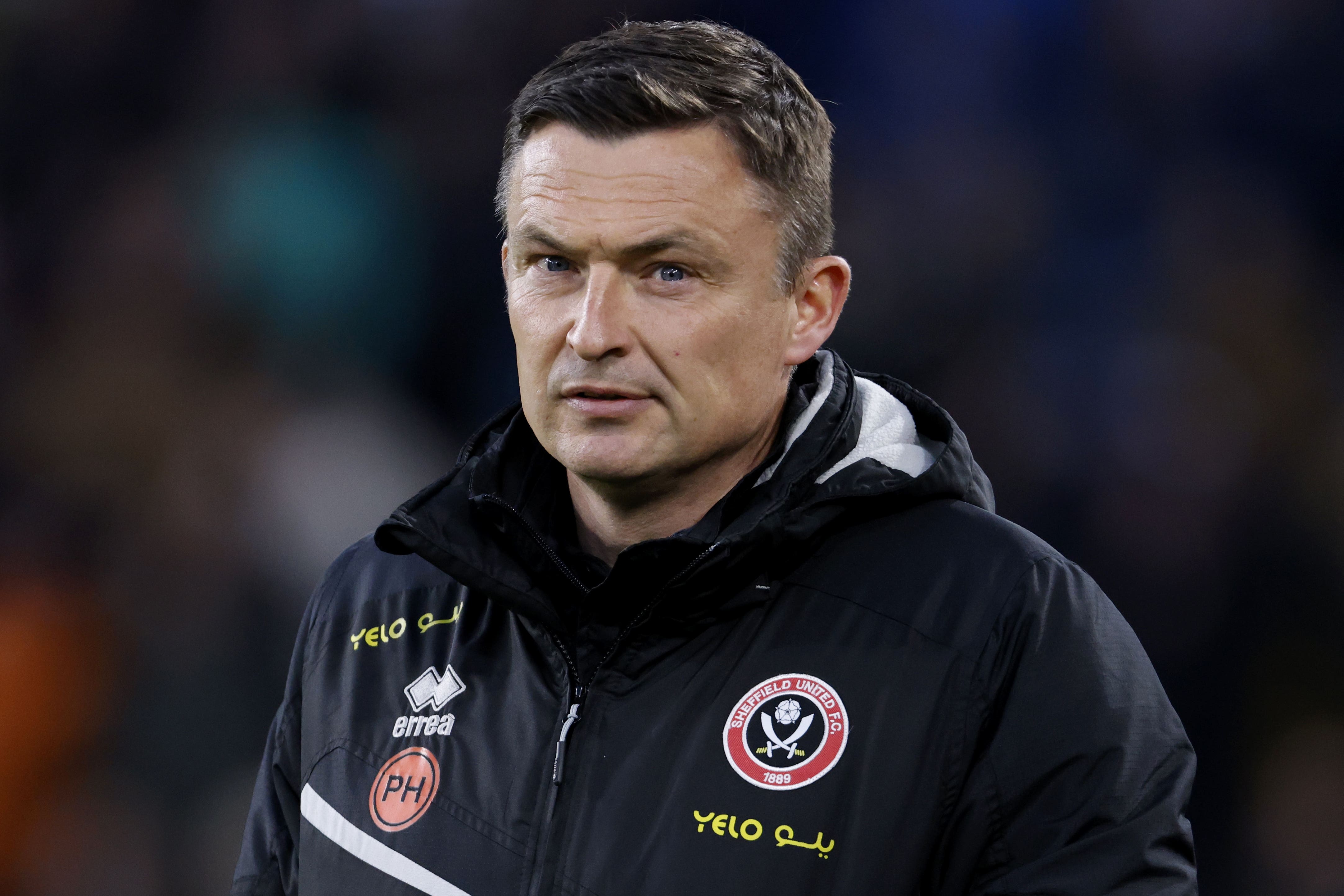 Sheffield United manager Paul Heckingbottom