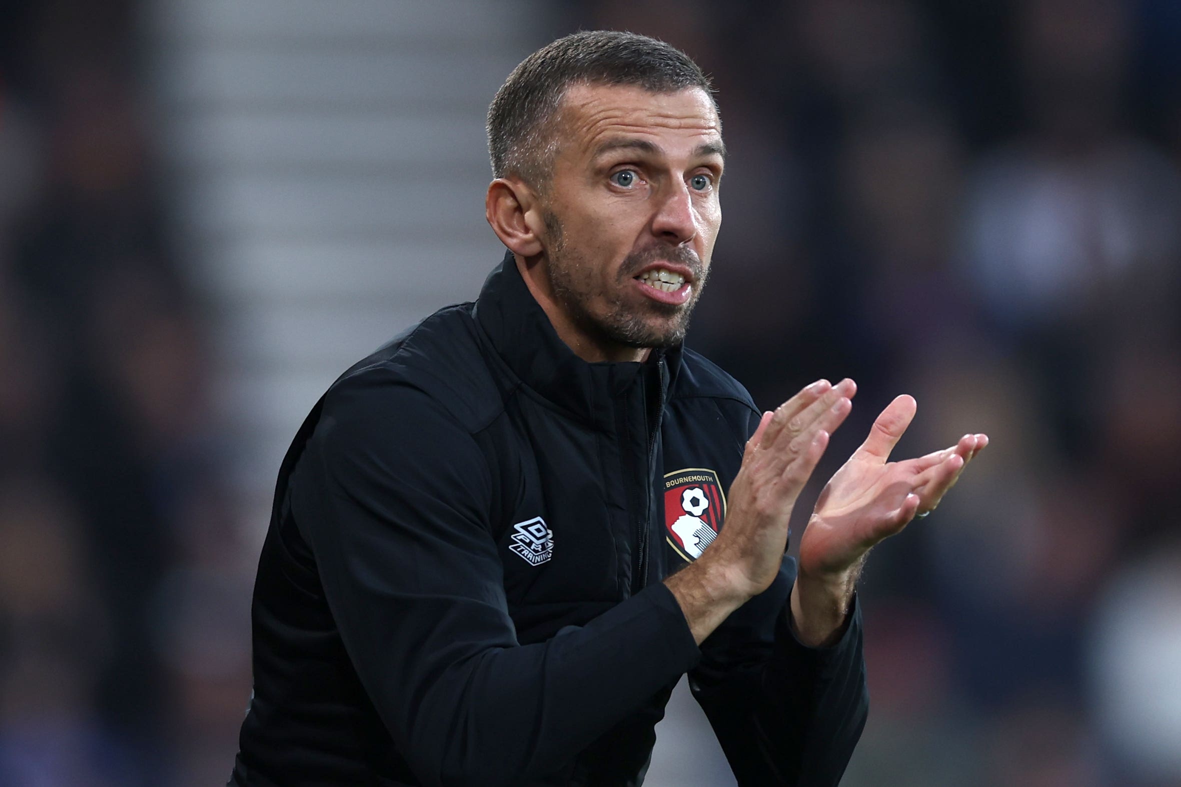 Gary O’Neil’s Bournemouth have 33 points, putting them six clear of the relegation zone (Steven Paston/PA)