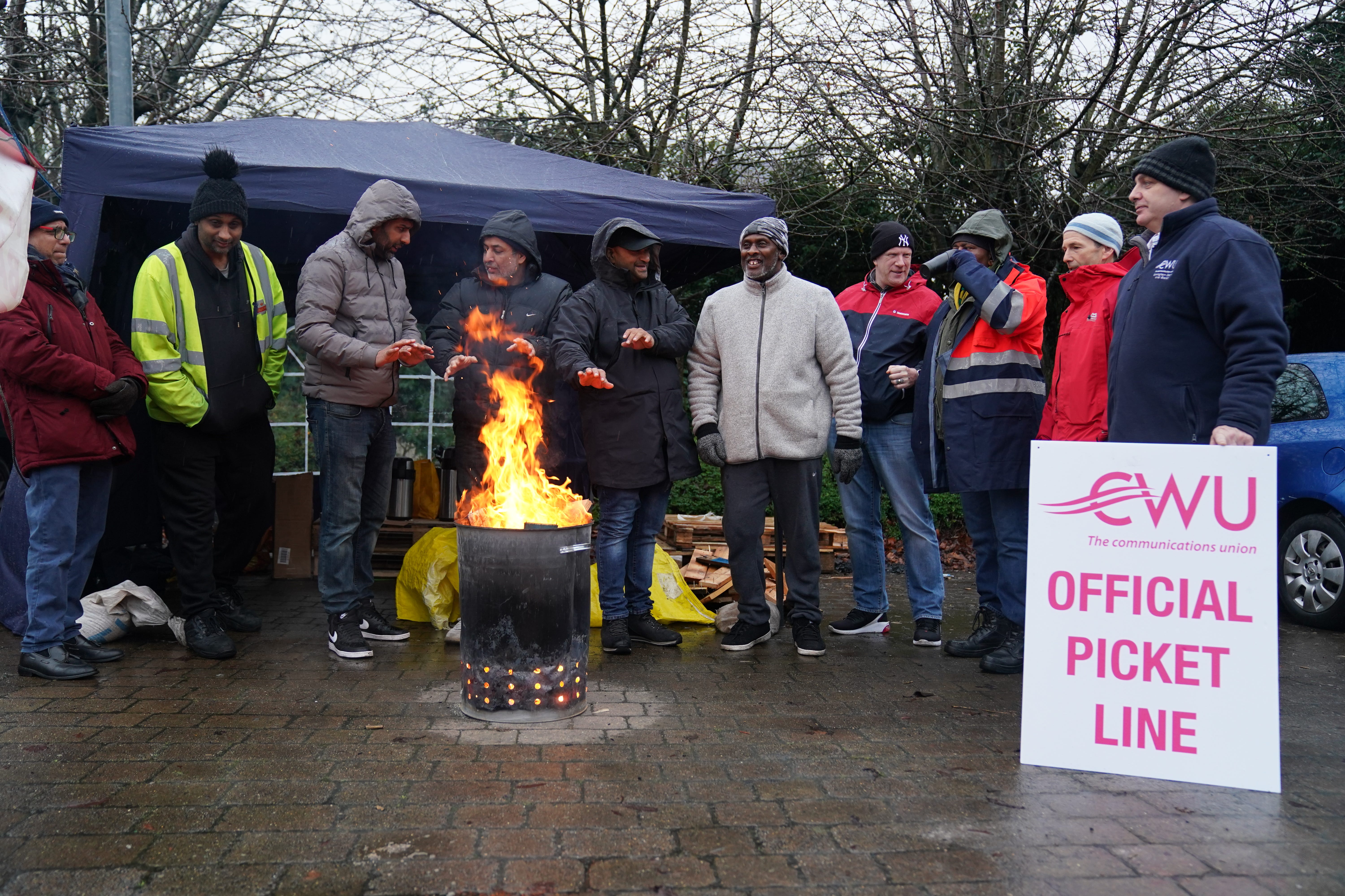 The Communication Workers Union has been involved in a dispute with Royal Mail (Jacob King/PA)