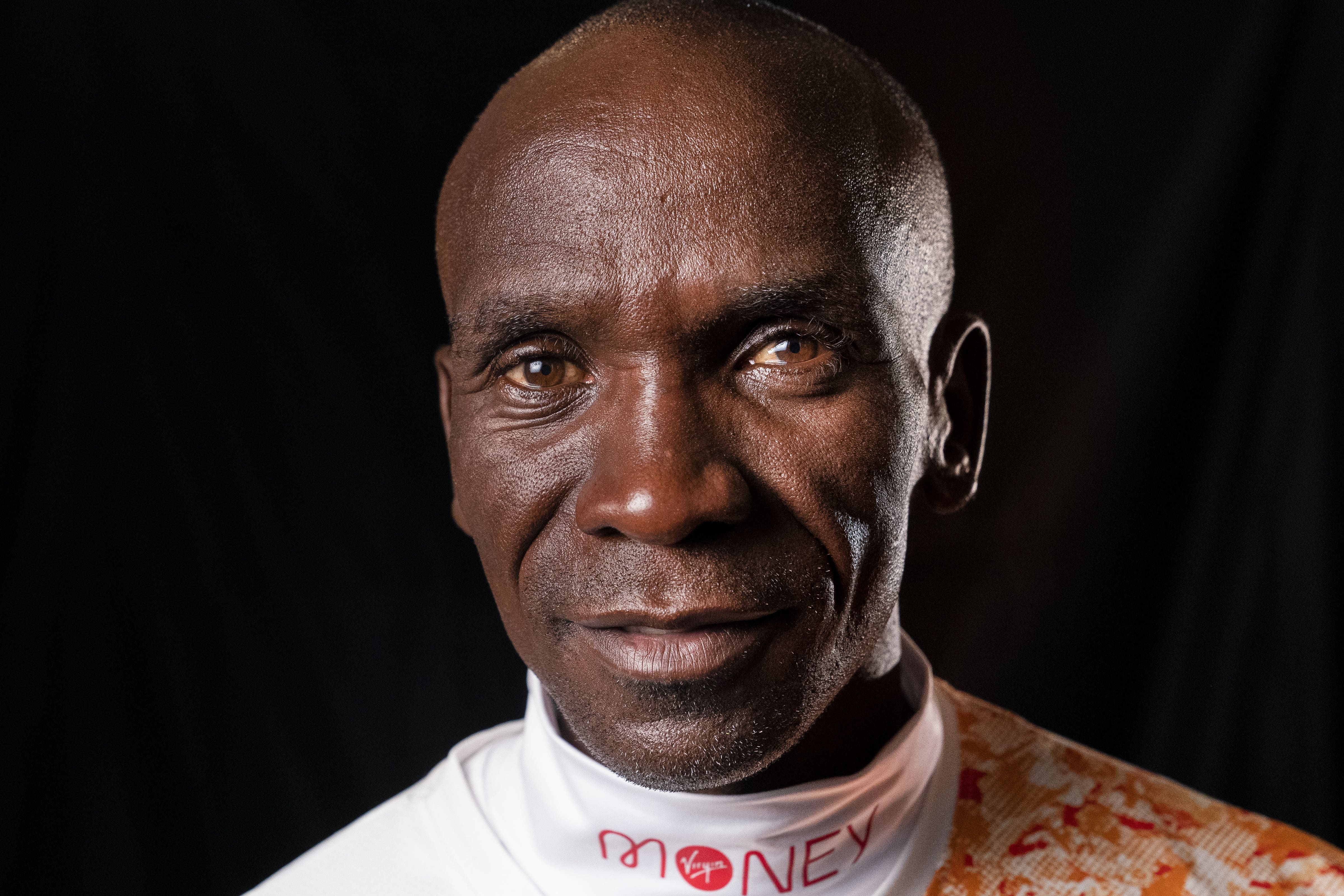 Eliud Kipchoge is running the London Marathon again (PA)