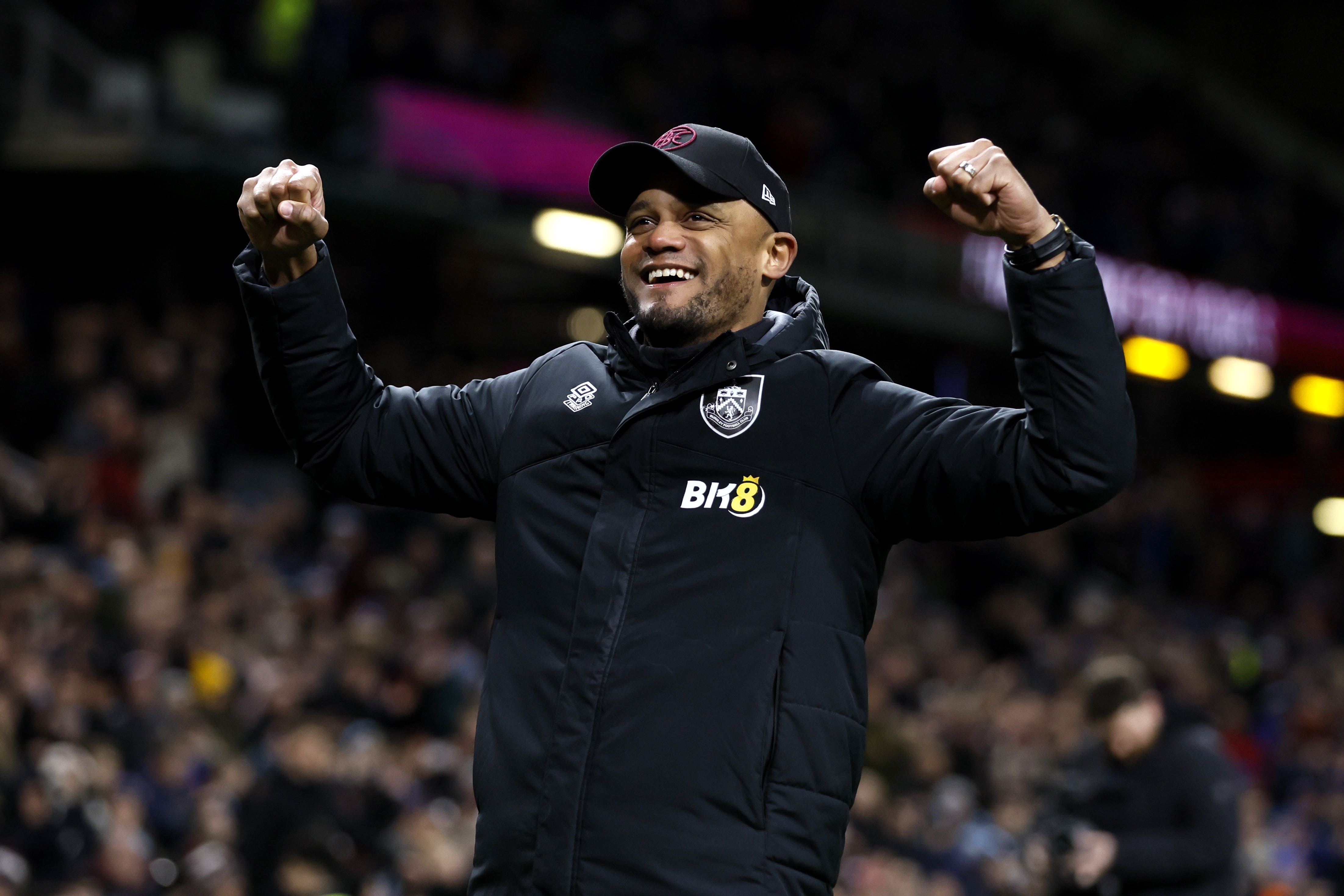 Burnley manager Vincent Kompany (Richard Sellers/PA)