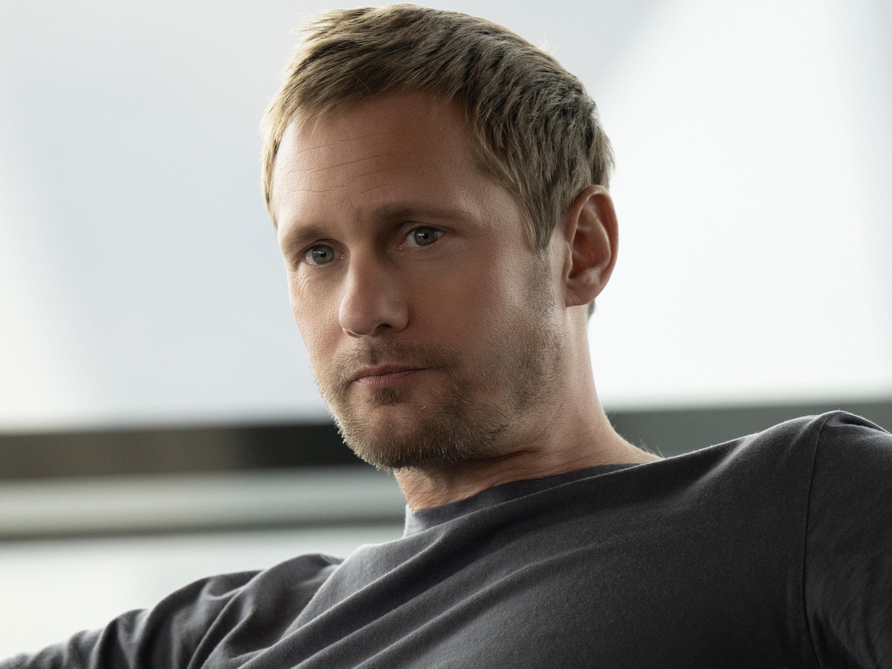 Alexander Skarsgård as Lukas Matsson in ‘Succession'