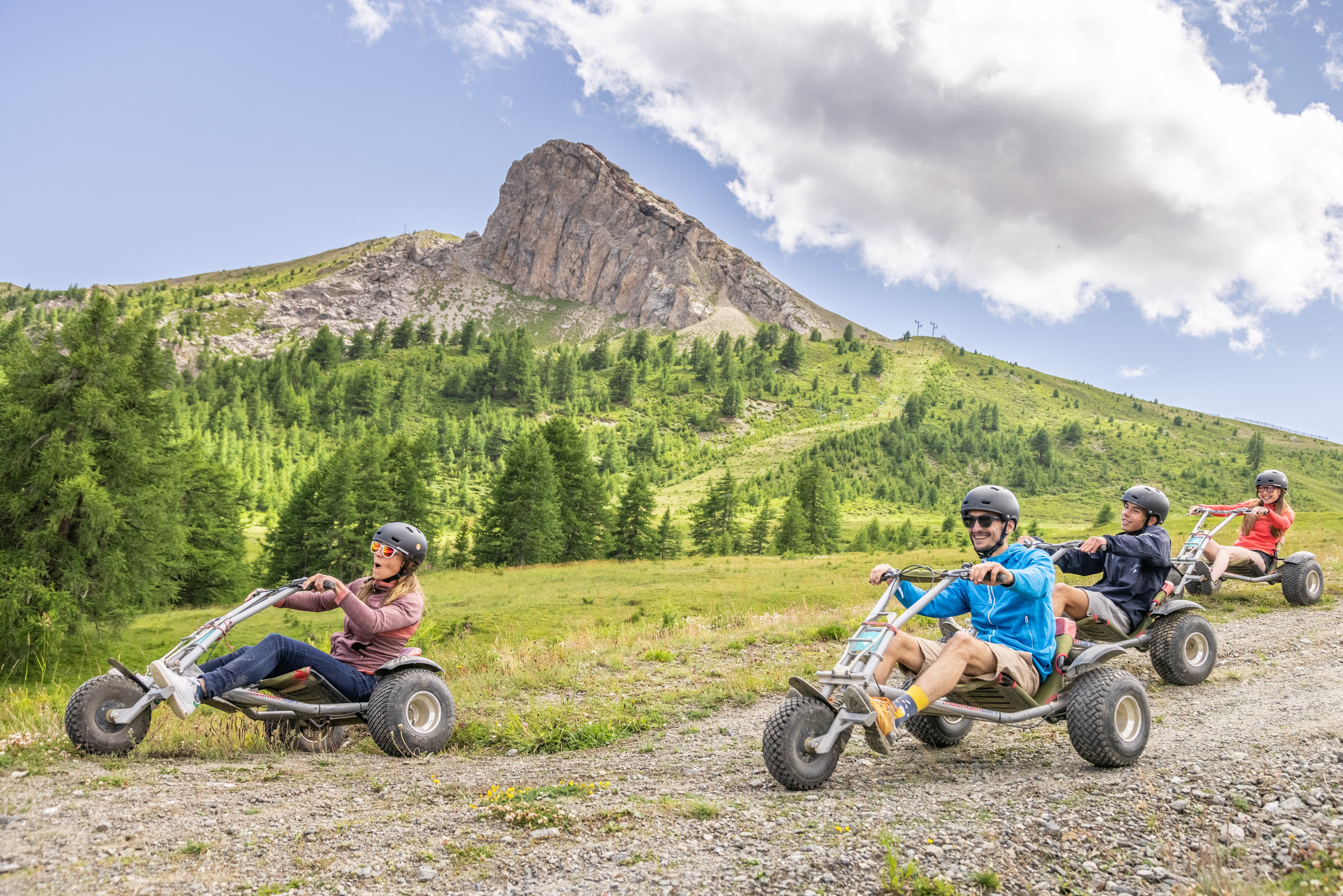 Mountain karts are a new way to experience the Alps